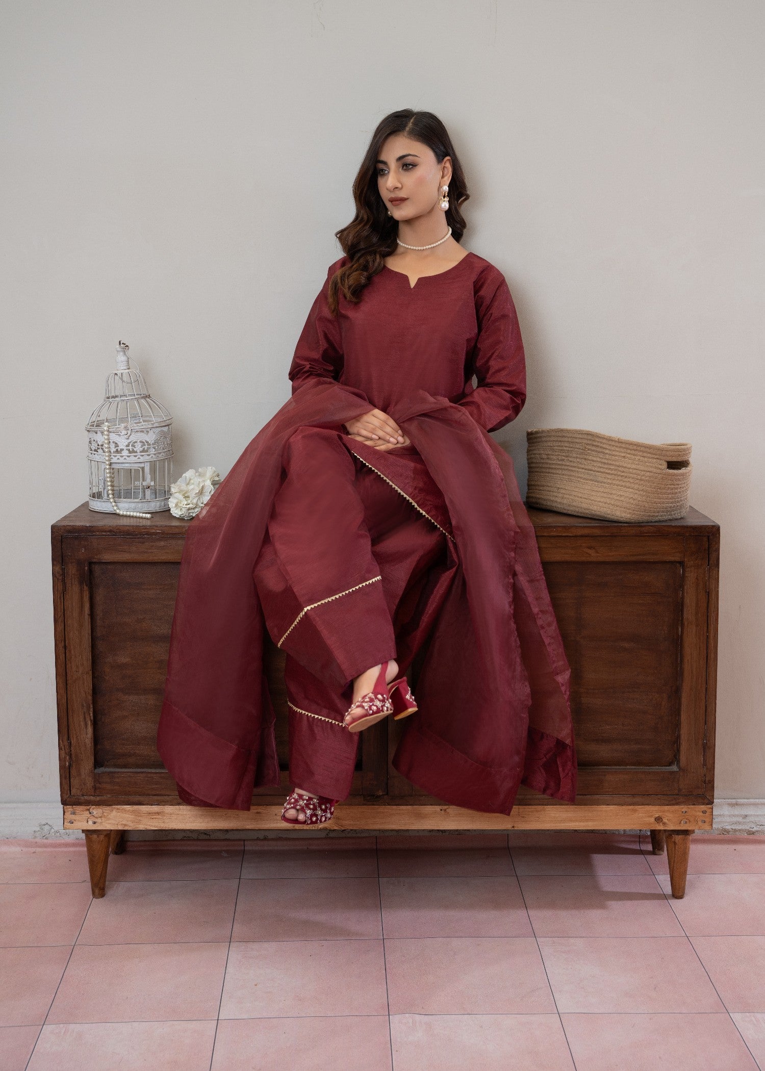 Momin Online farshi shalwar 009 Women 3pcs