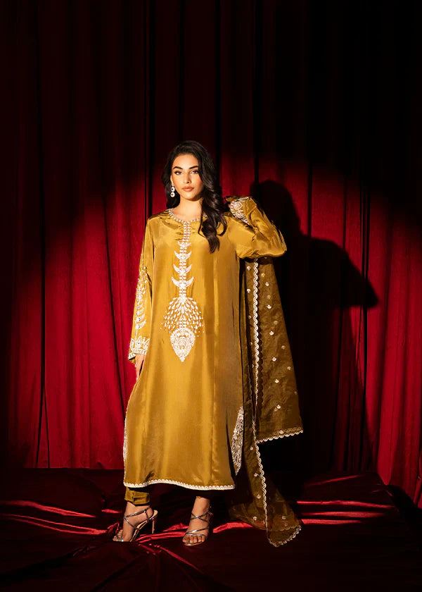Zainab Musa Olive green AMARI Women 3pcs