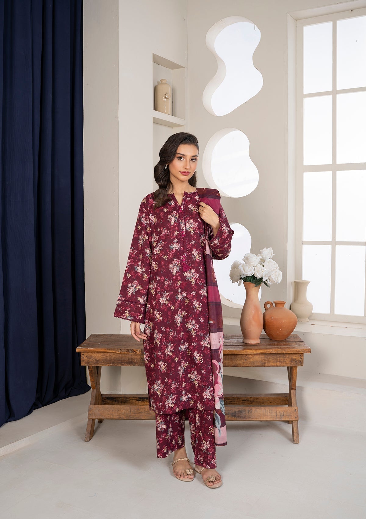 Bin Tayyab (BT006140 MRN) Women 3pcs