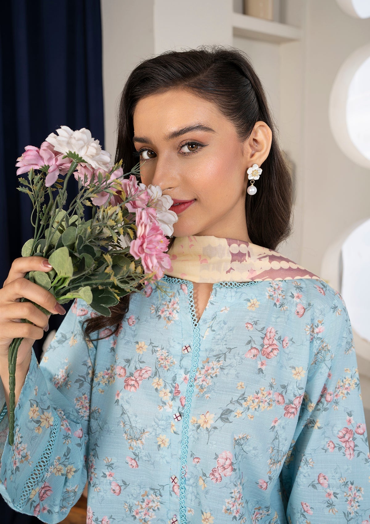 Bin Tayyab (BT006140 SKY) Women 3pcs