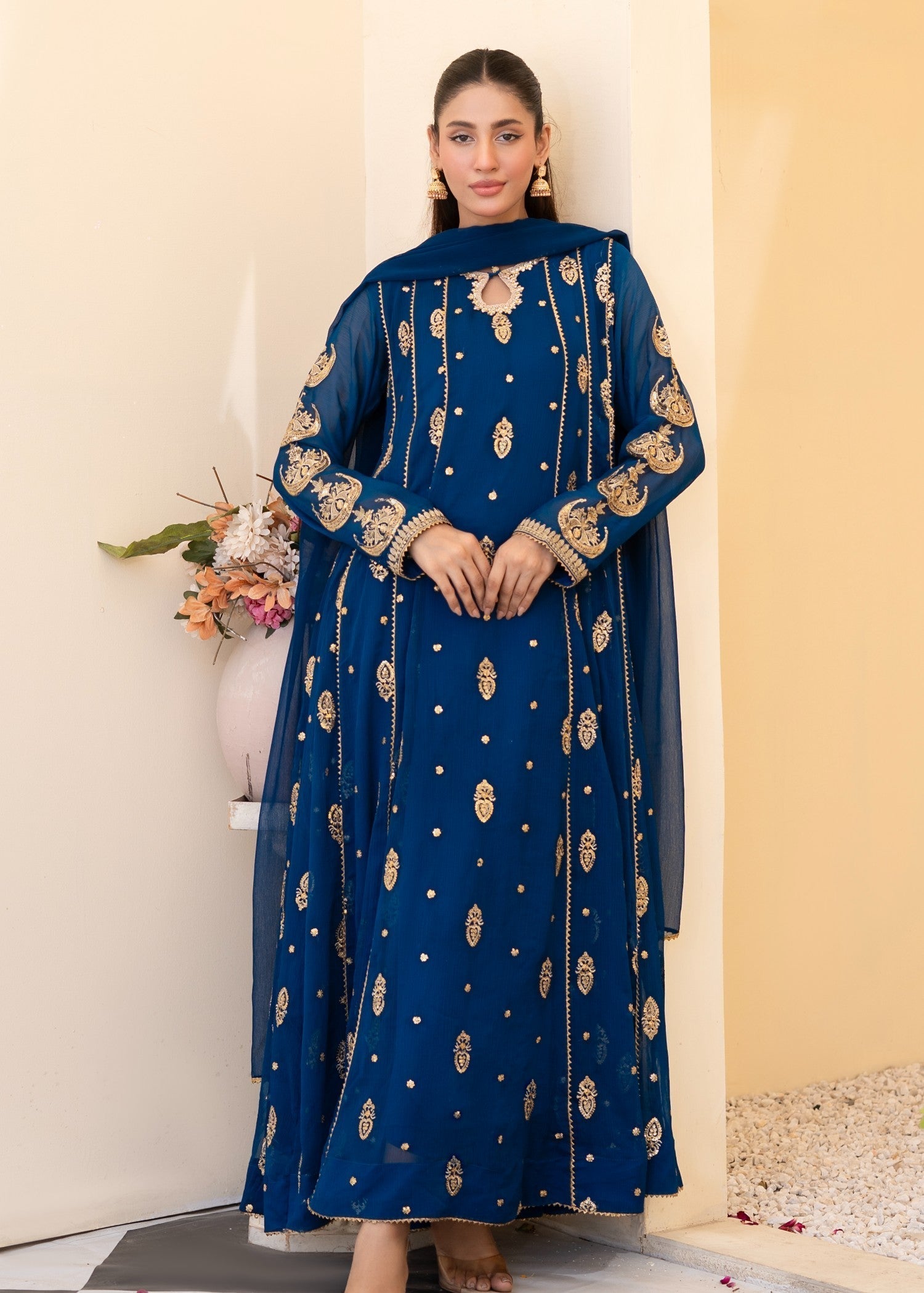 Ayesha Closet Surtaal Teal Women 3pcs