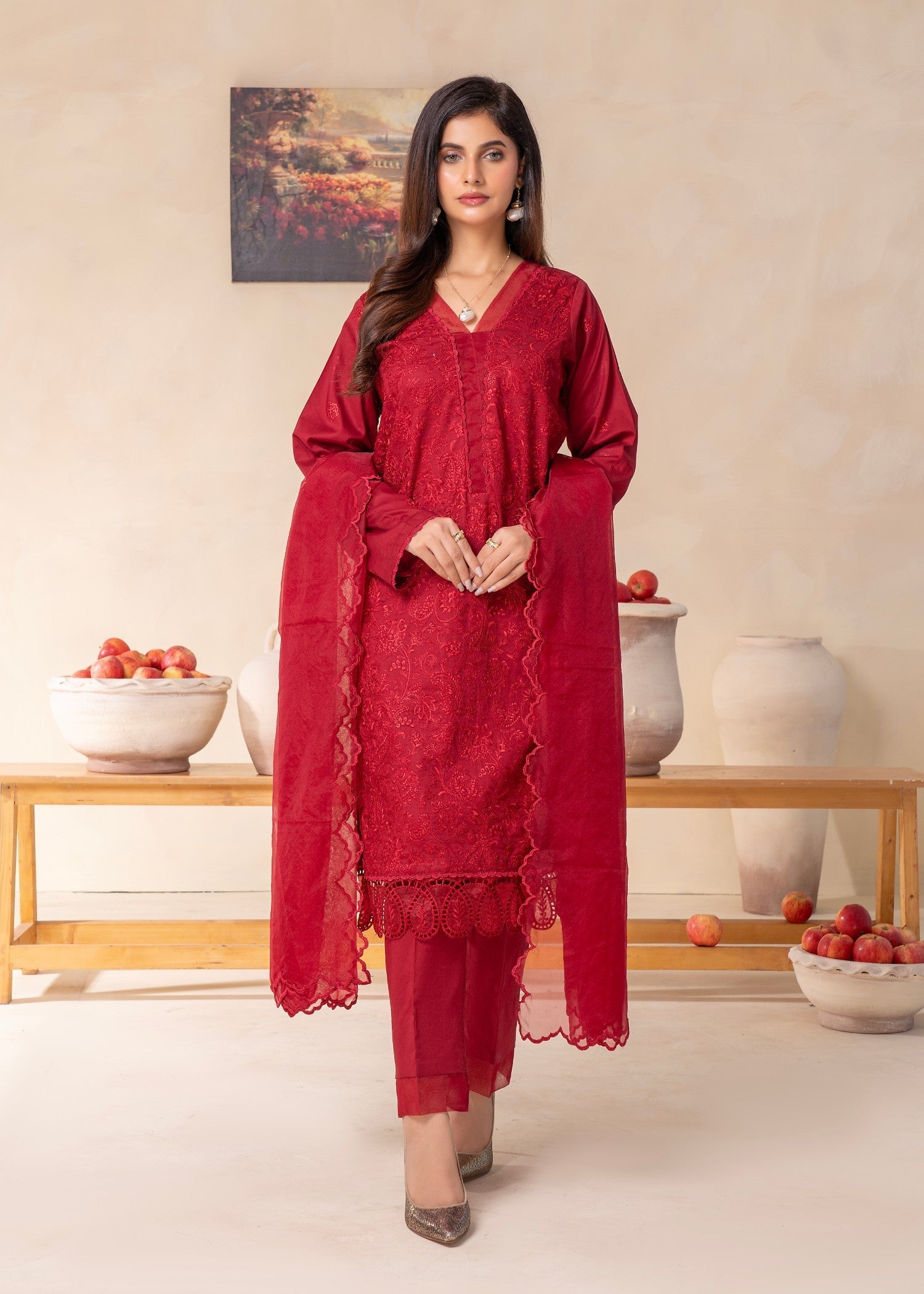 Ray Online Store Scarlet Ensemble Women 3pcs