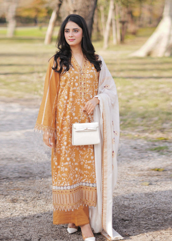 Libaas By Umairnawaz LN 08 MUSTRAD Women 3pcs