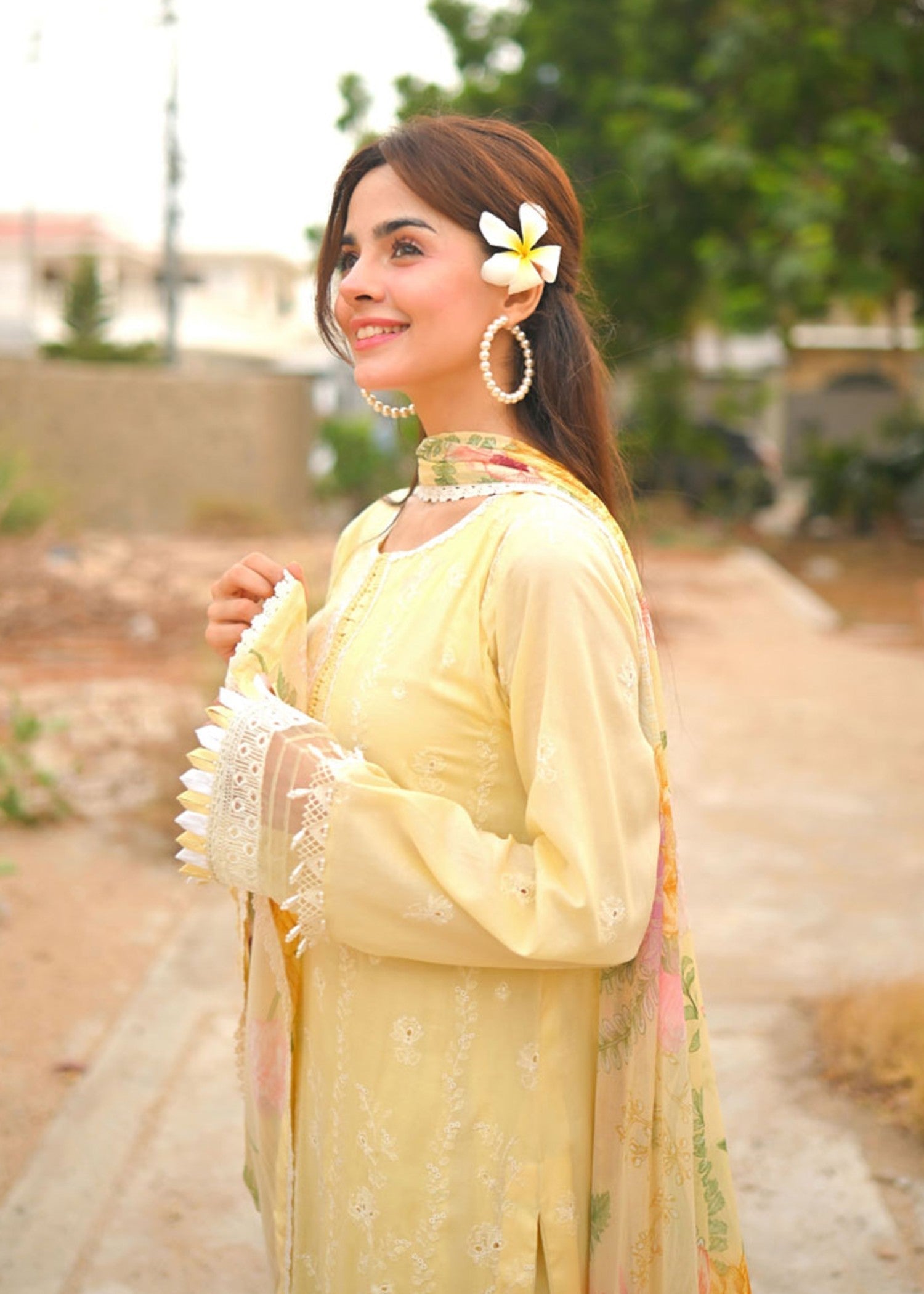 Libaas By Umairnawaz LNF 02 LEMON Women 3pcs