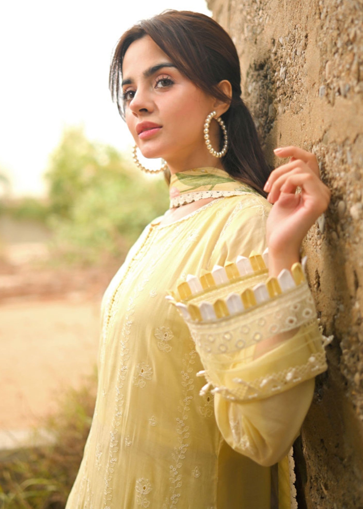 Libaas By Umairnawaz LNF 02 LEMON Women 3pcs