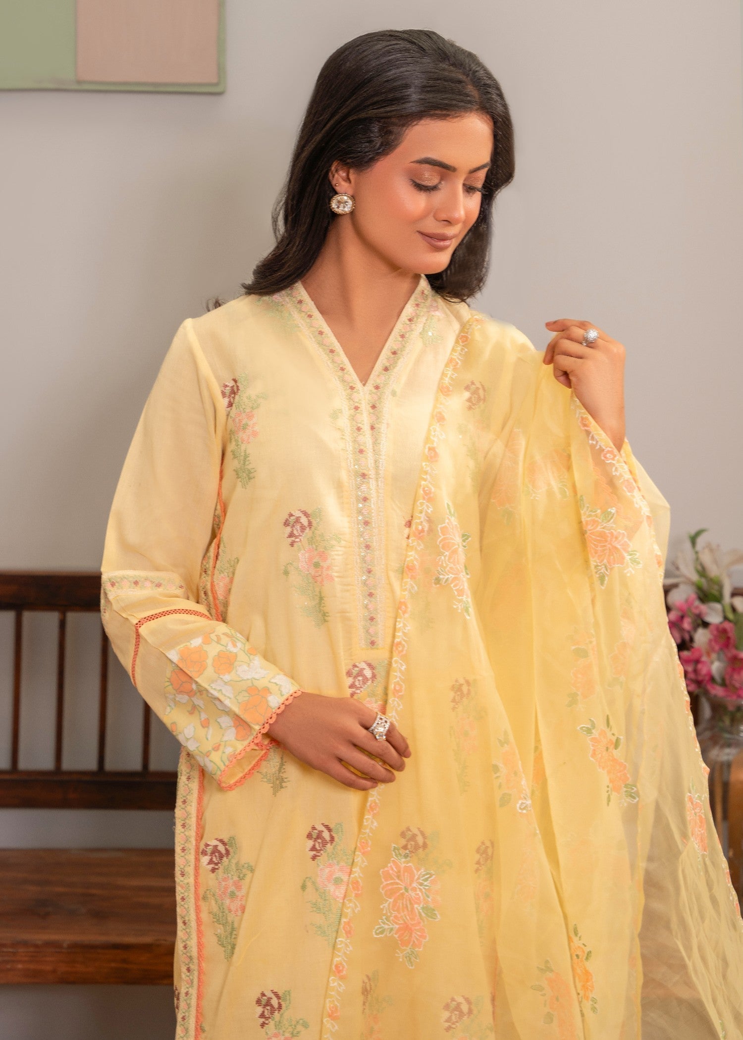 Afifa Iftikhar Ibtida Women 3pcs