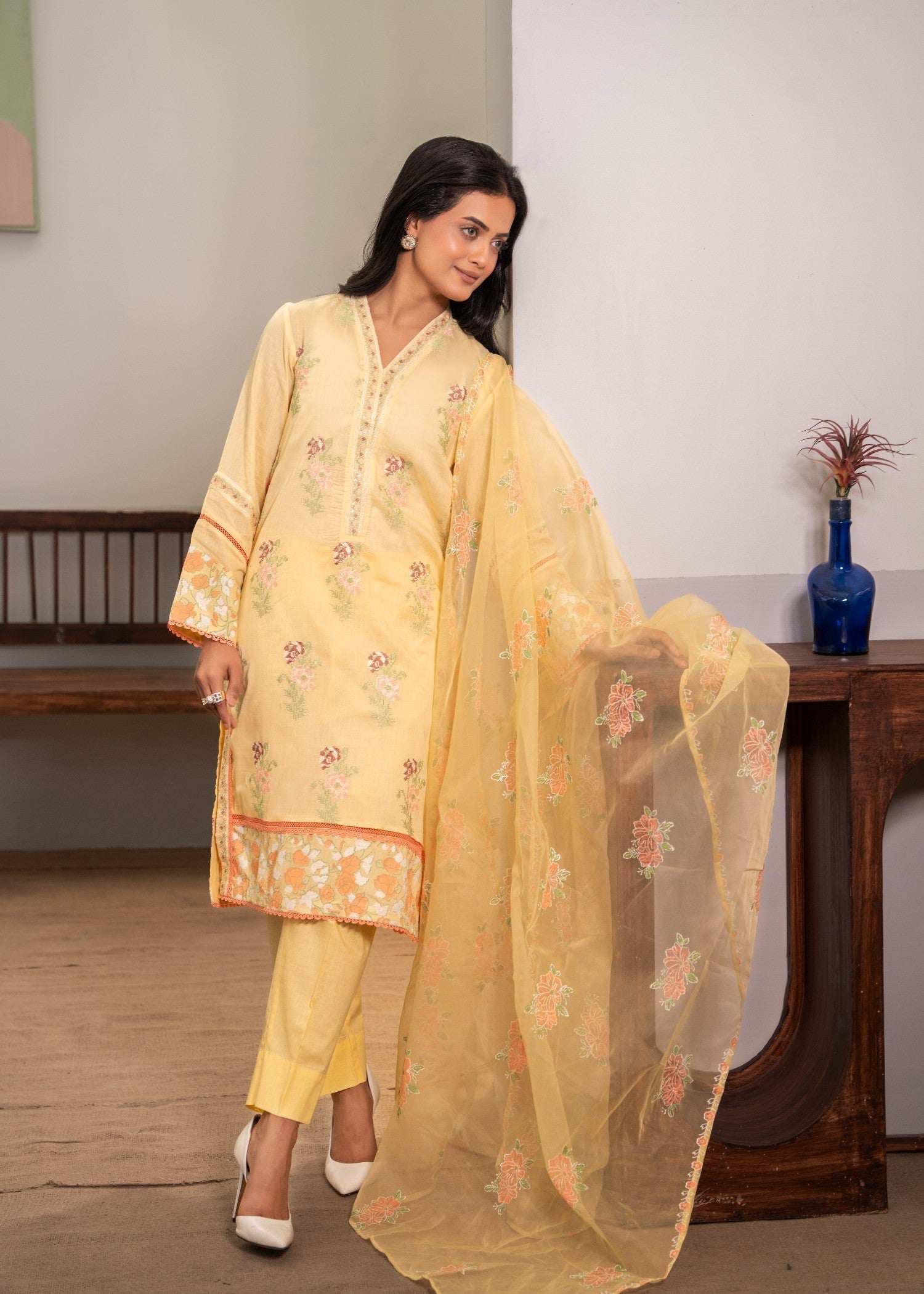 Afifa Iftikhar Ibtida Women 3pcs