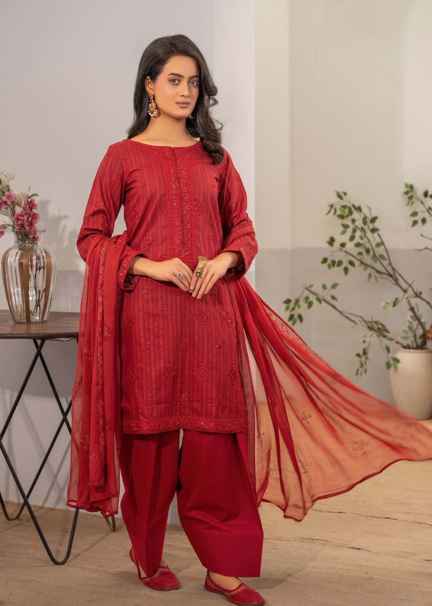 Afifa Iftikhar Masaafat Women 3pcs