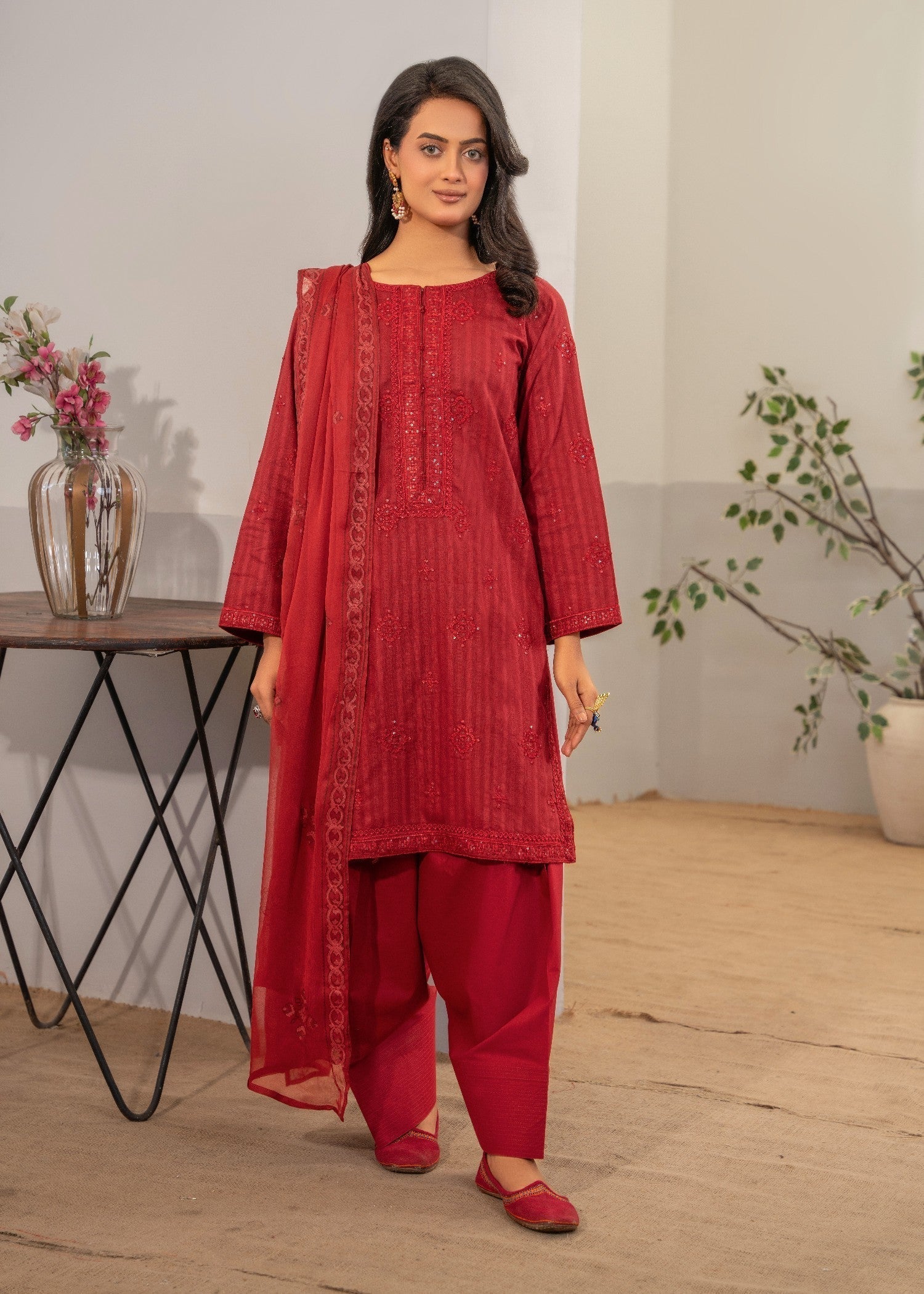 Afifa Iftikhar Masaafat Women 3pcs