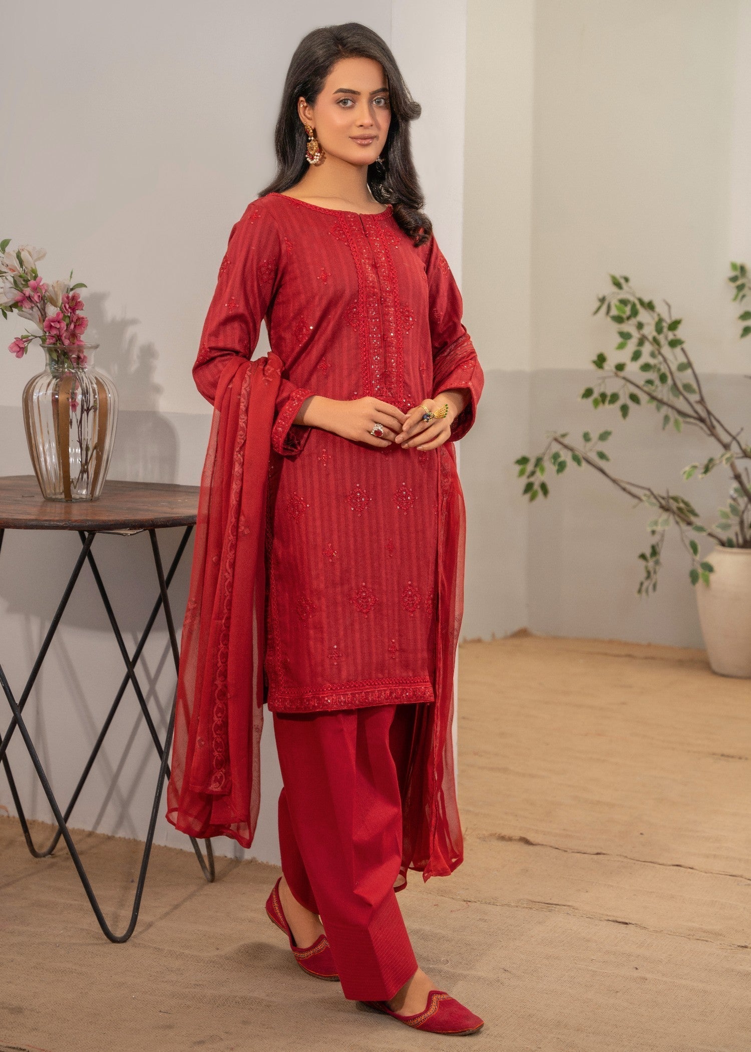 Afifa Iftikhar Masaafat Women 3pcs