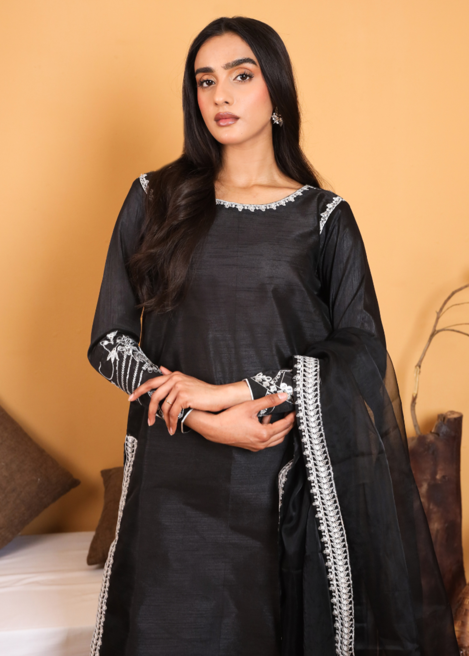 Top Notch Black Moonstone Women 3pcs