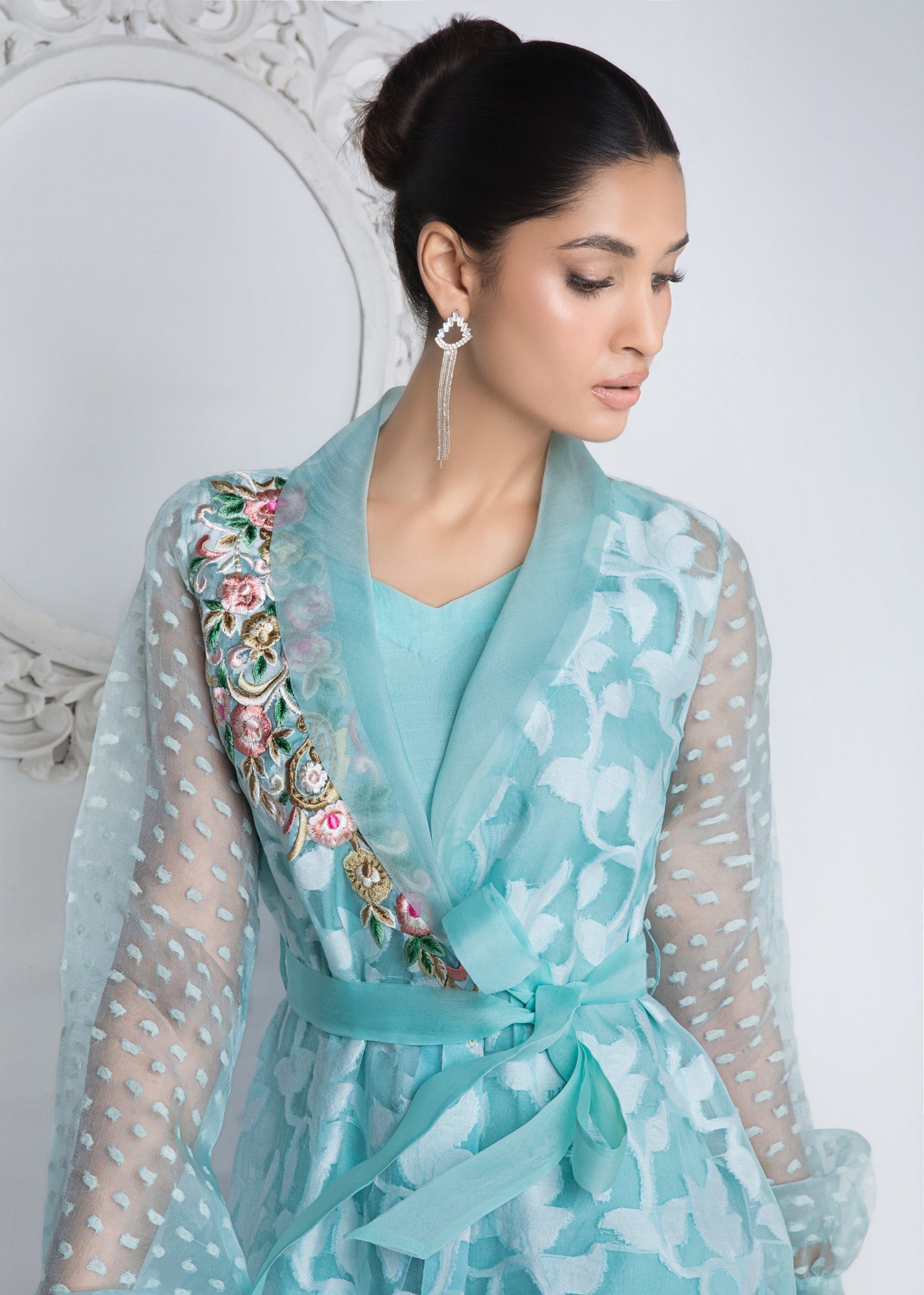 Ridah Naeem Aqua Tapestry Women 2pcs