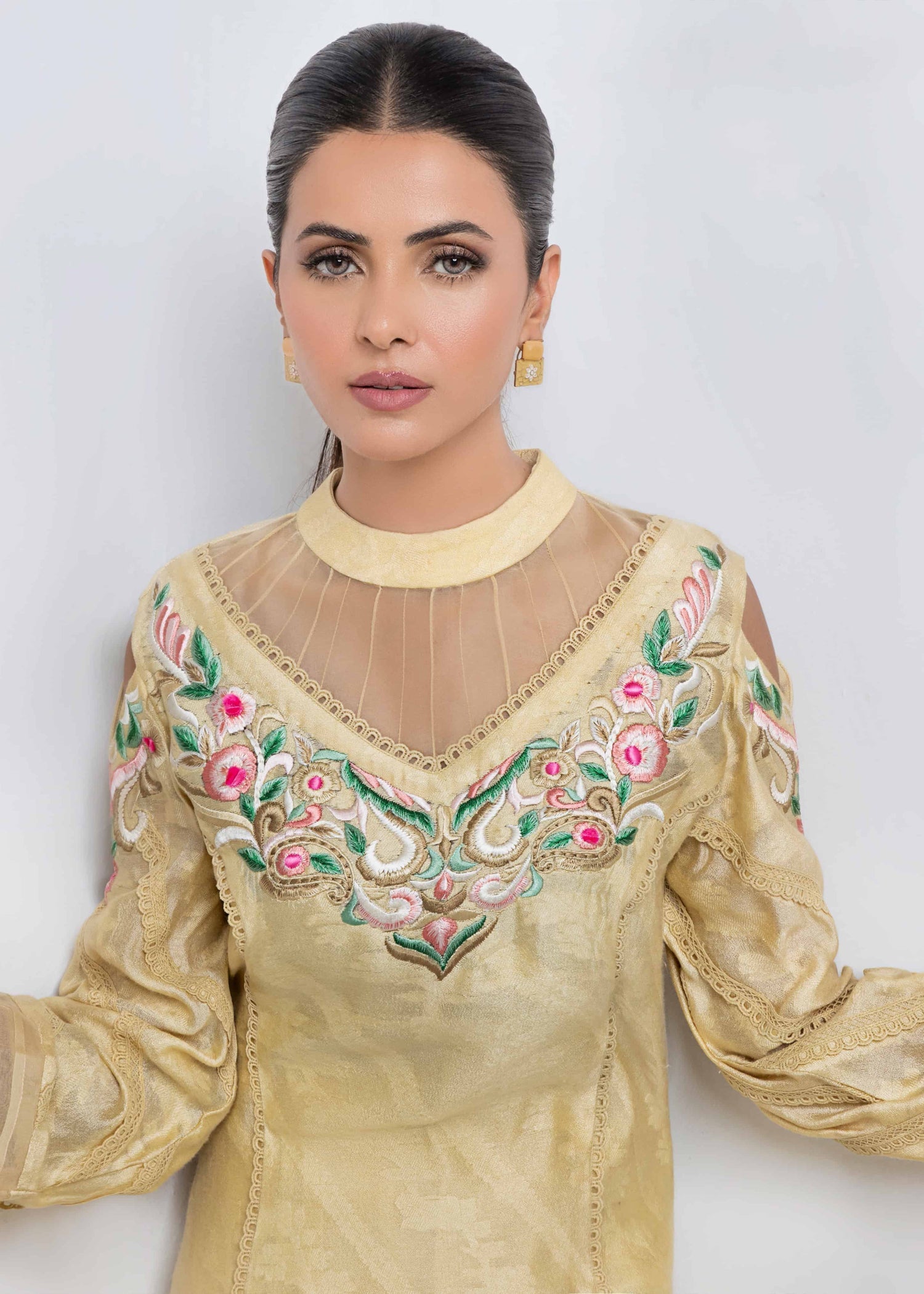 Ridah Naeem Beige Bliss Women 2pcs