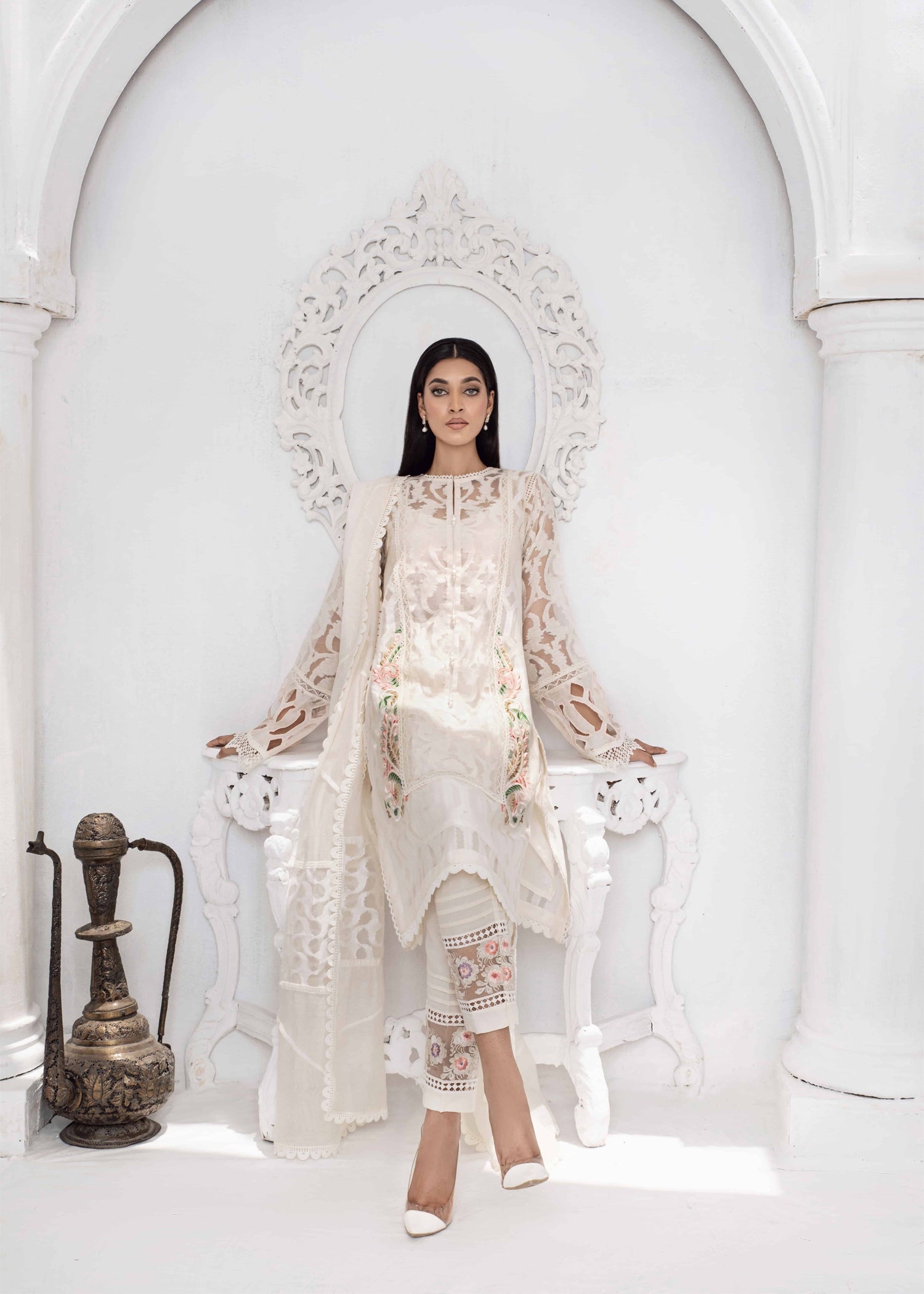 Ridah Naeem Whispers of Ivory Women 2pcs