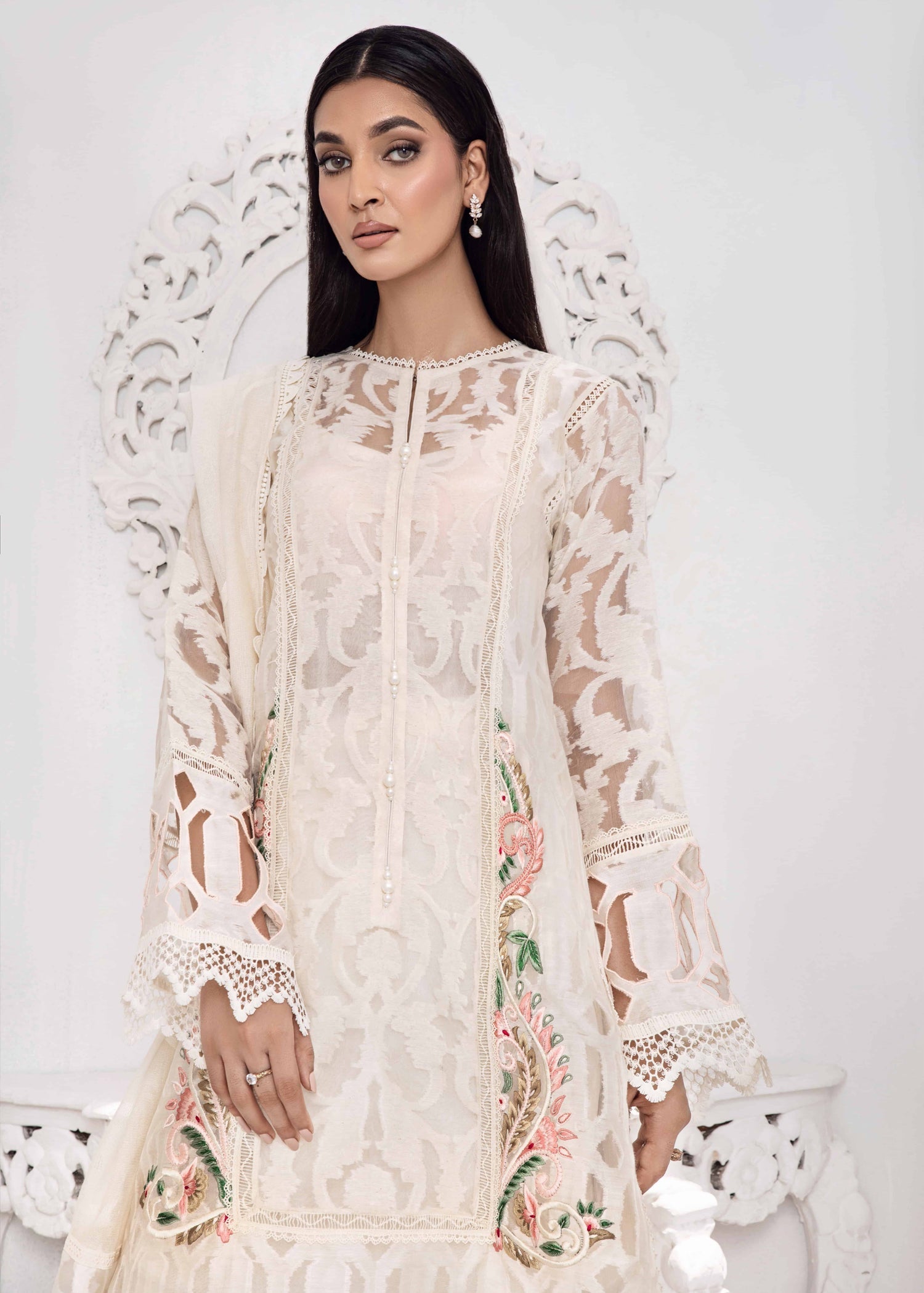 Ridah Naeem Whispers of Ivory Women 2pcs