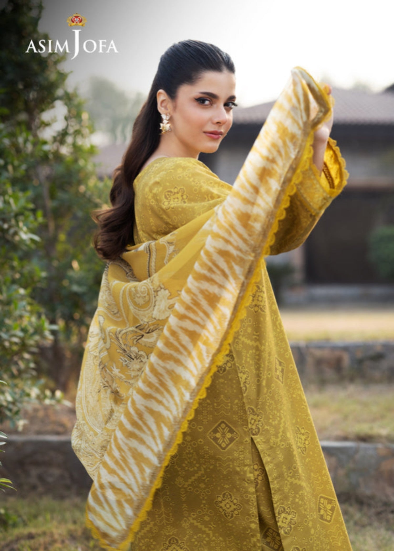 Asim Jofa AJPB 91 PRINTED EMBROIDERED CAMBRIC Women 3pcs