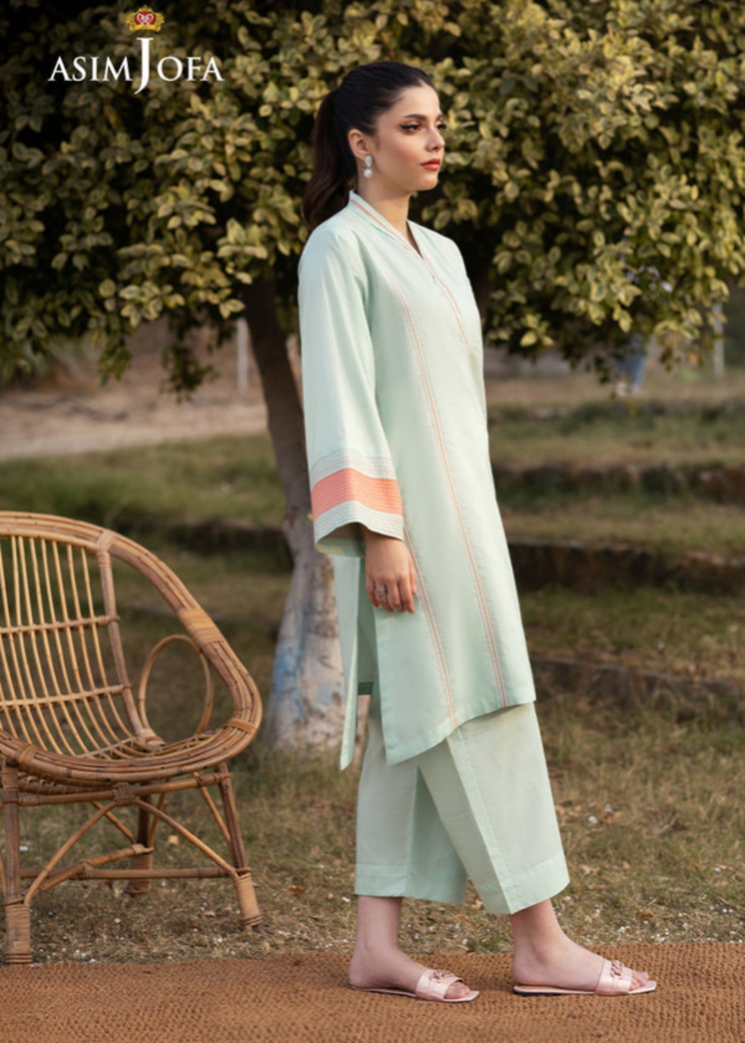 Asim Jofa AJPB 123 DYED CAMBRIC Women 2pcs