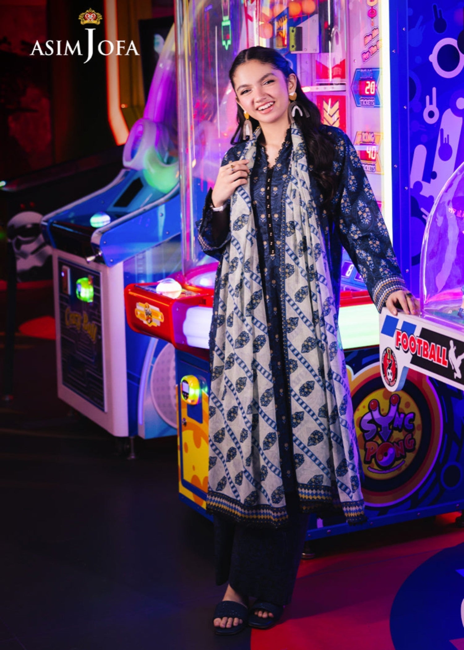 Asim Jofa AJPB 64 PRINTED CAMBRIC Women 3pcs