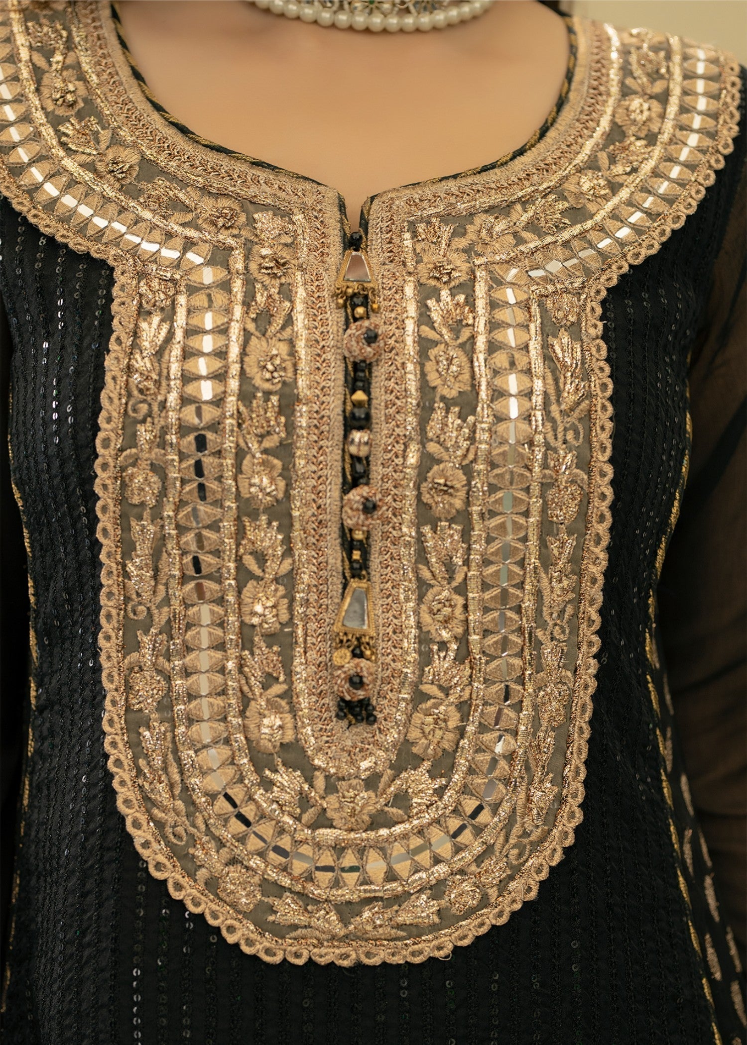 Khuda Baksh Creations M 109 Black Women 4pcs