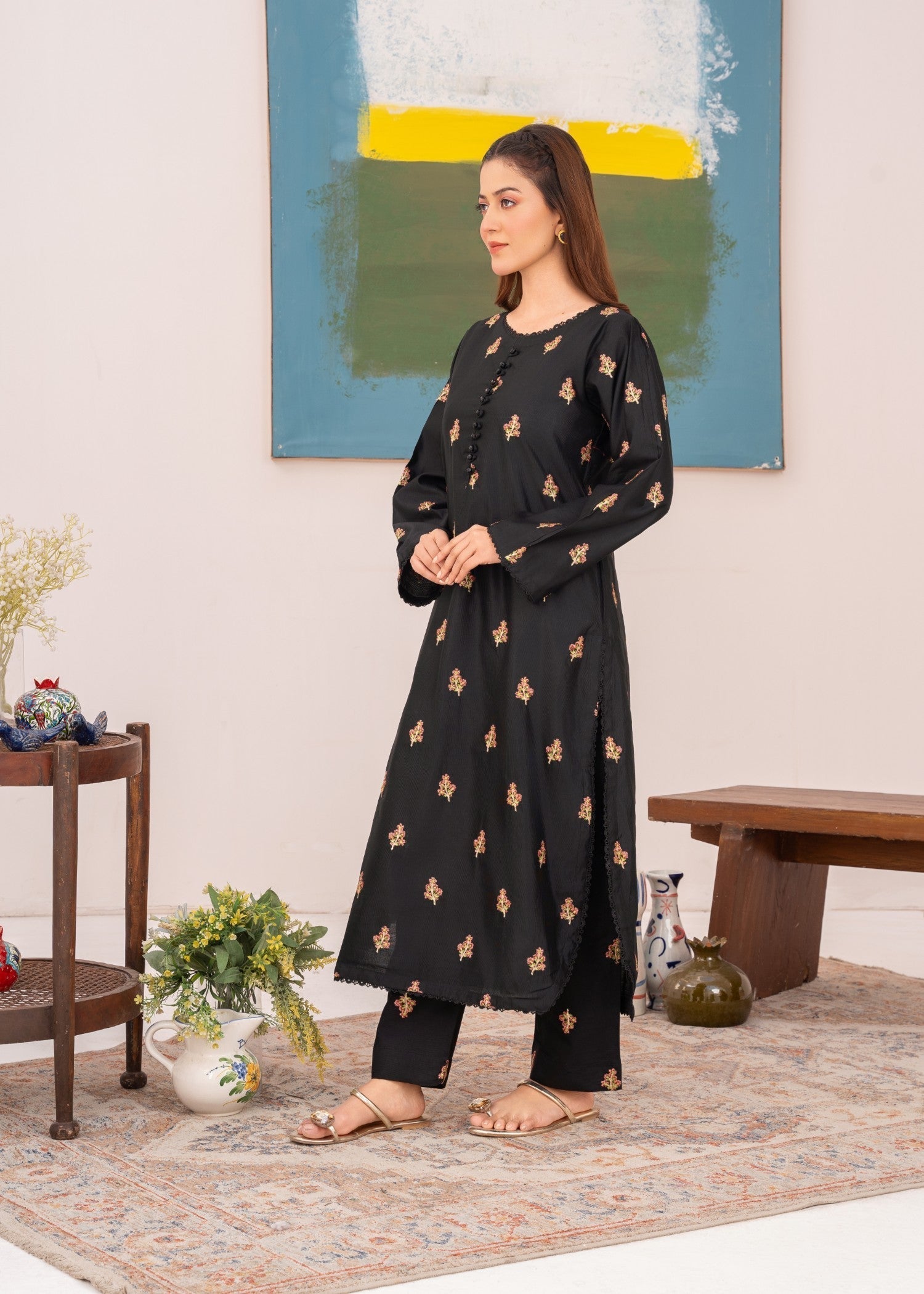 Pehnawa Basics KHADDI KURTA Women 2pcs