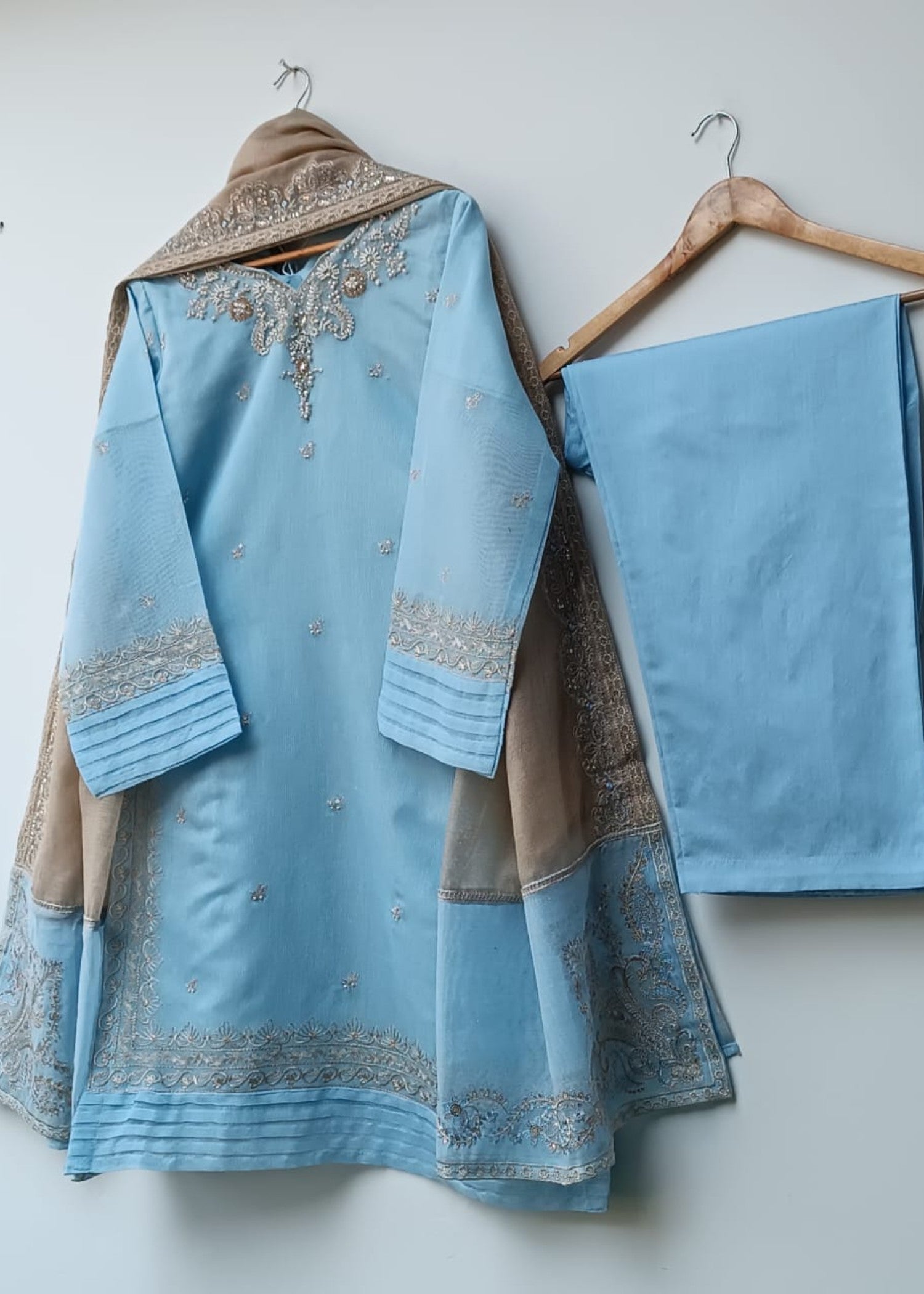 Lubana Store Eshaal Sky Women 3pcs