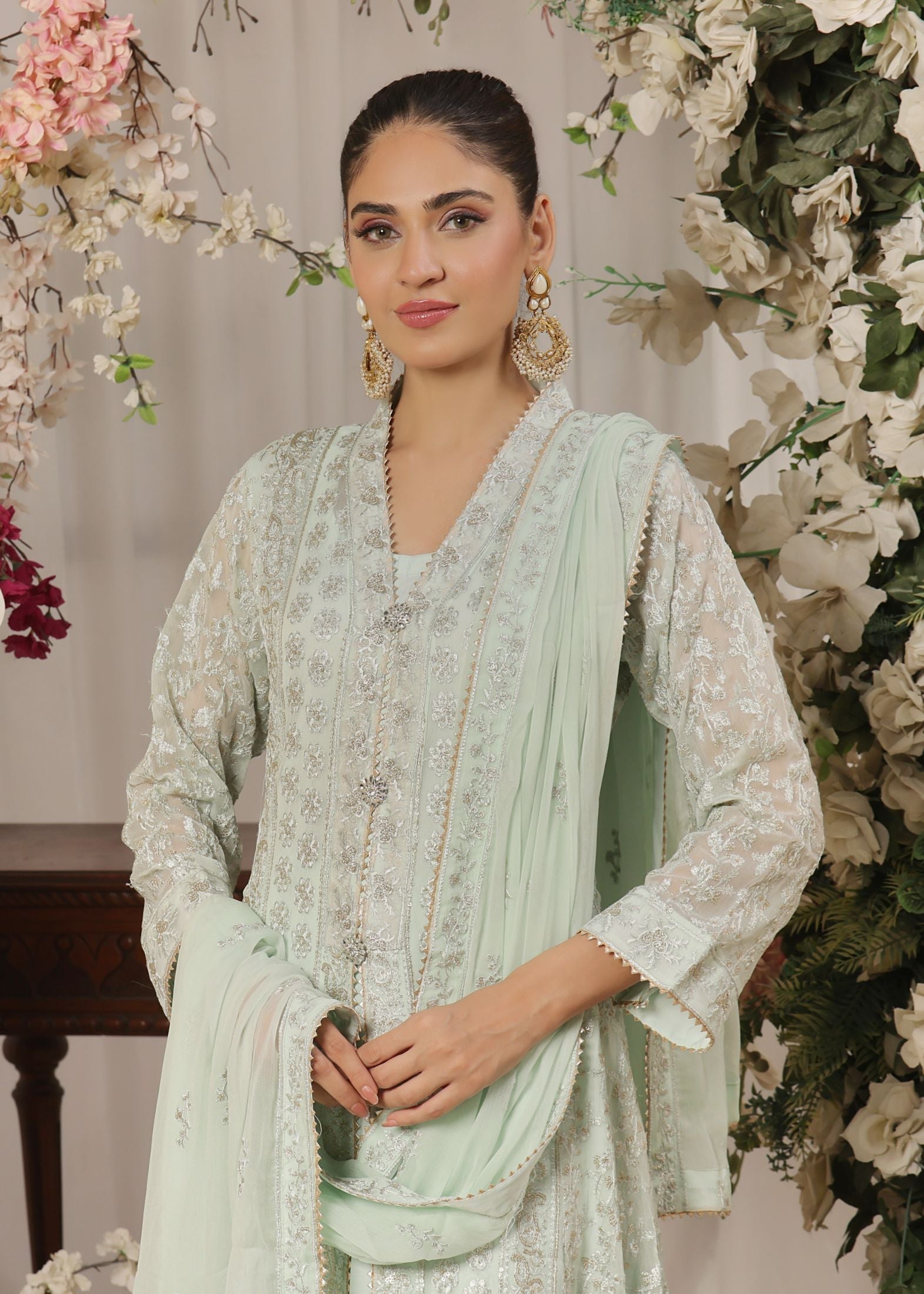 Alsiyab Noor e Nazakat Pistachio Women 3pcs