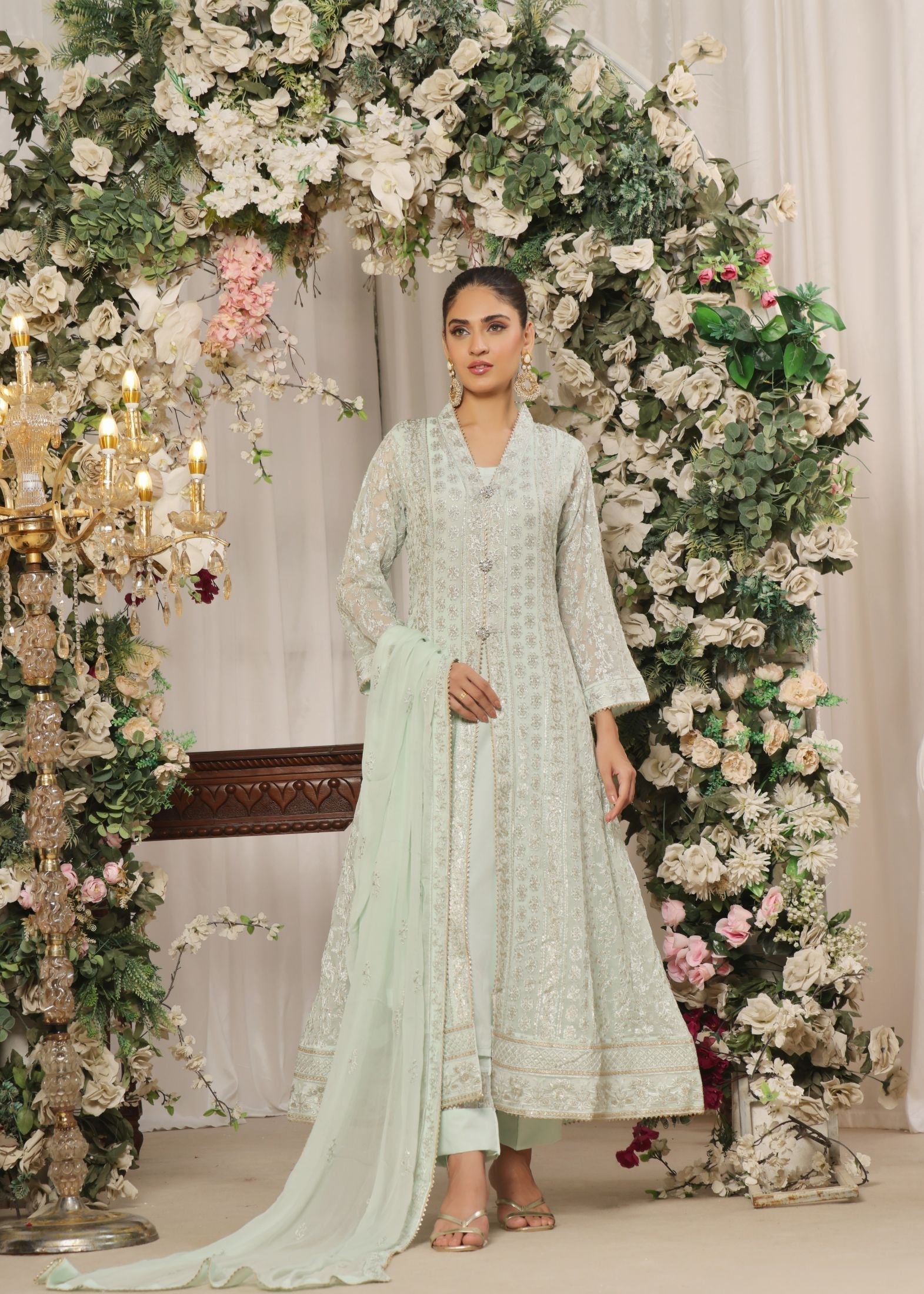 Alsiyab Noor e Nazakat Pistachio Women 3pcs