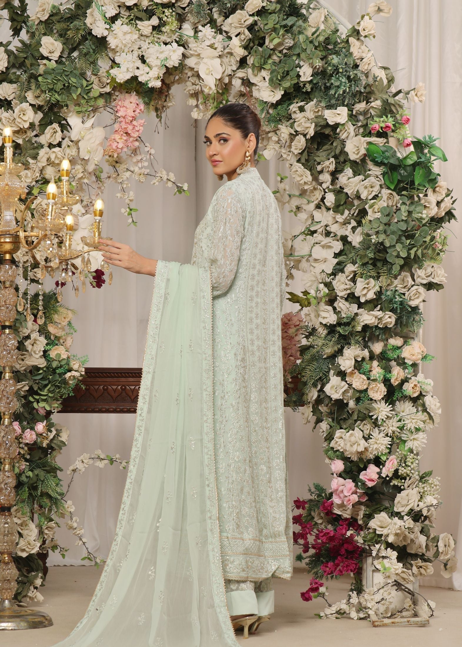 Alsiyab Noor e Nazakat Pistachio Women 3pcs