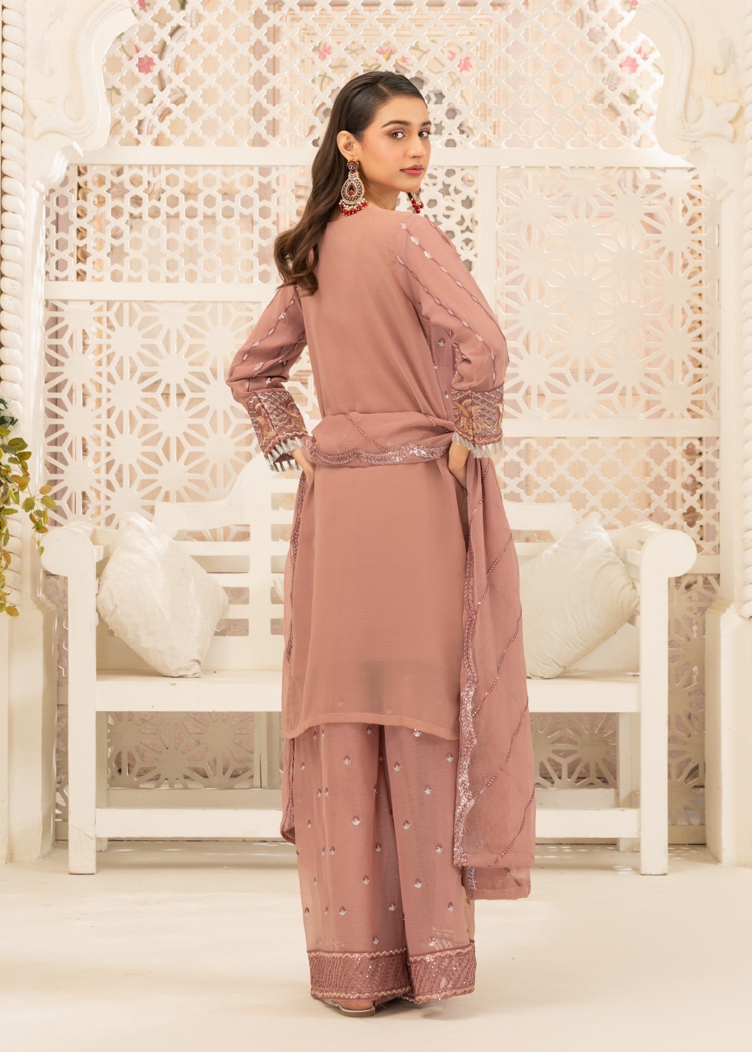 Four Season Boutique AASMAAN LAVENDER Women 3pcs