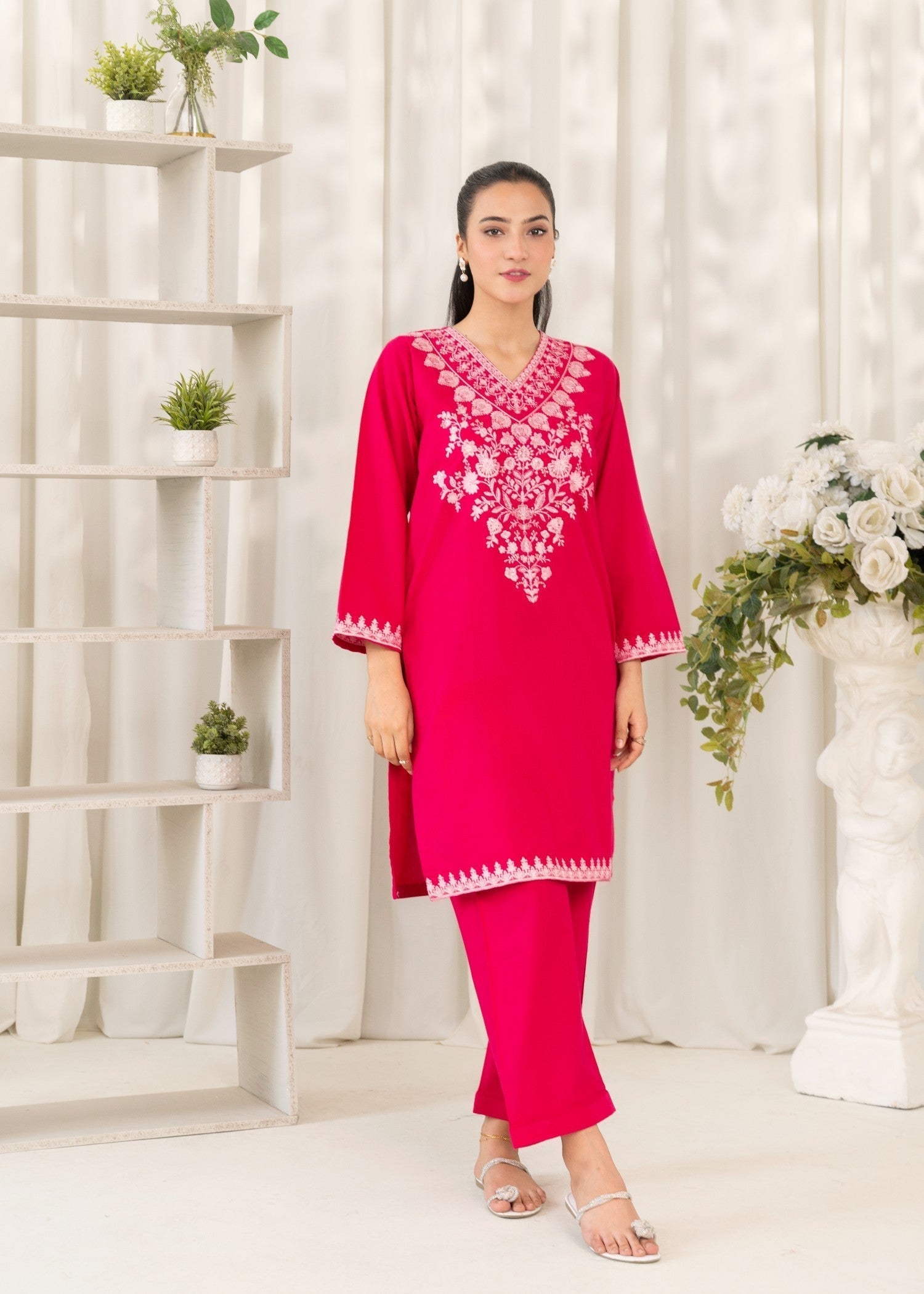 Shefoze Clothing Mushq Embroidery with seqwens Women 2pcs