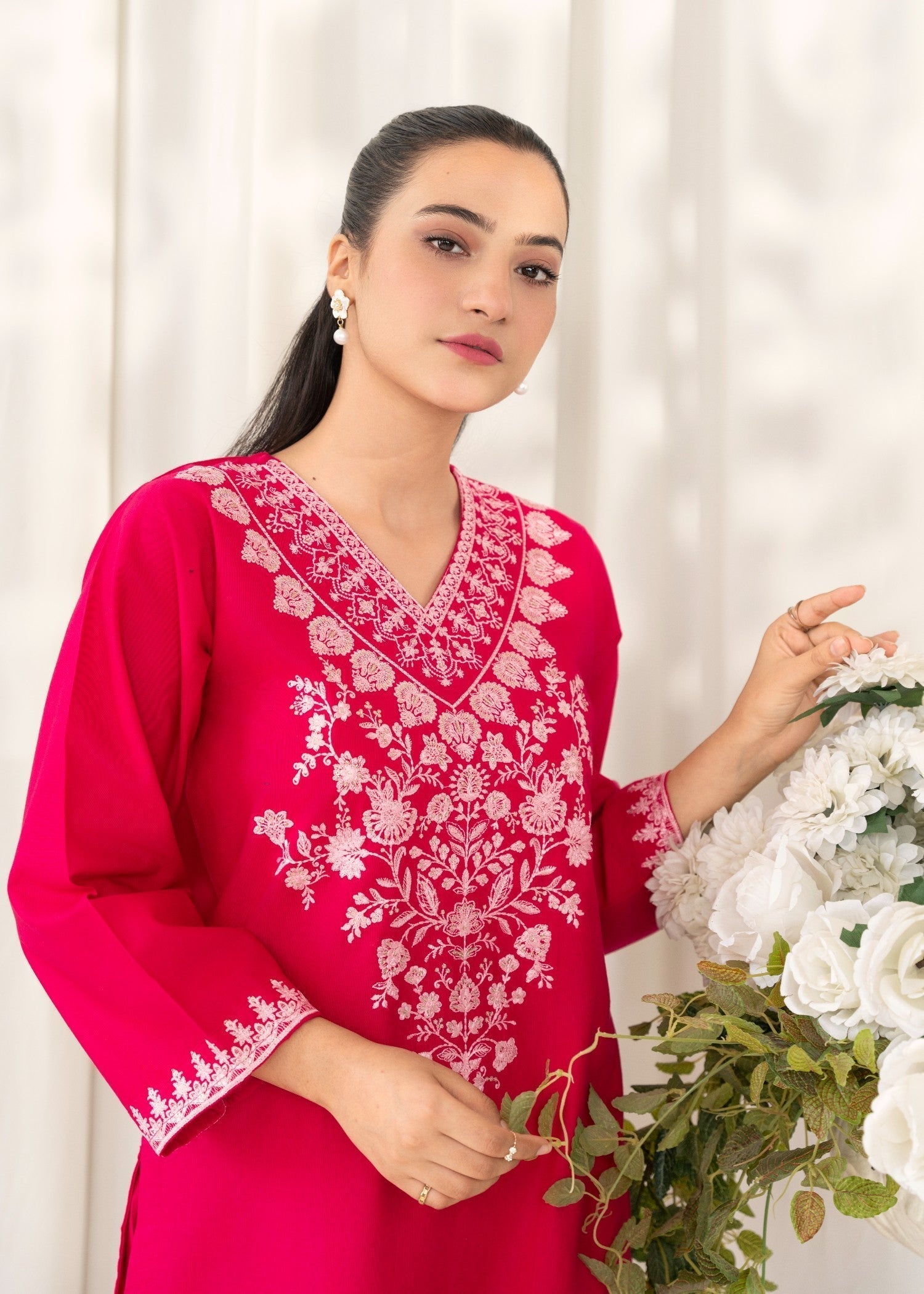 Shefoze Clothing Mushq Embroidery with seqwens Women 2pcs