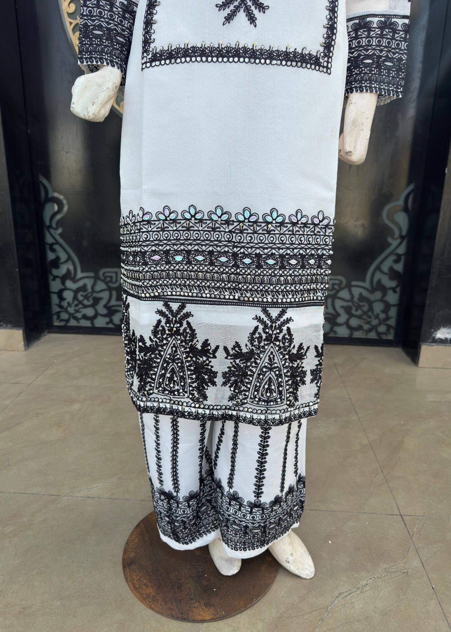 Noir Stitched Black &white HN(Jp70) Women 3pcs