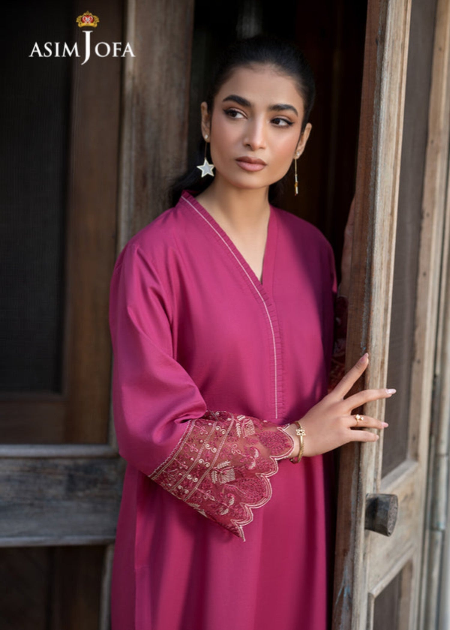 Asim Jofa AJPB 94 EMBROIDERED CAMBRIC Women 1pcs