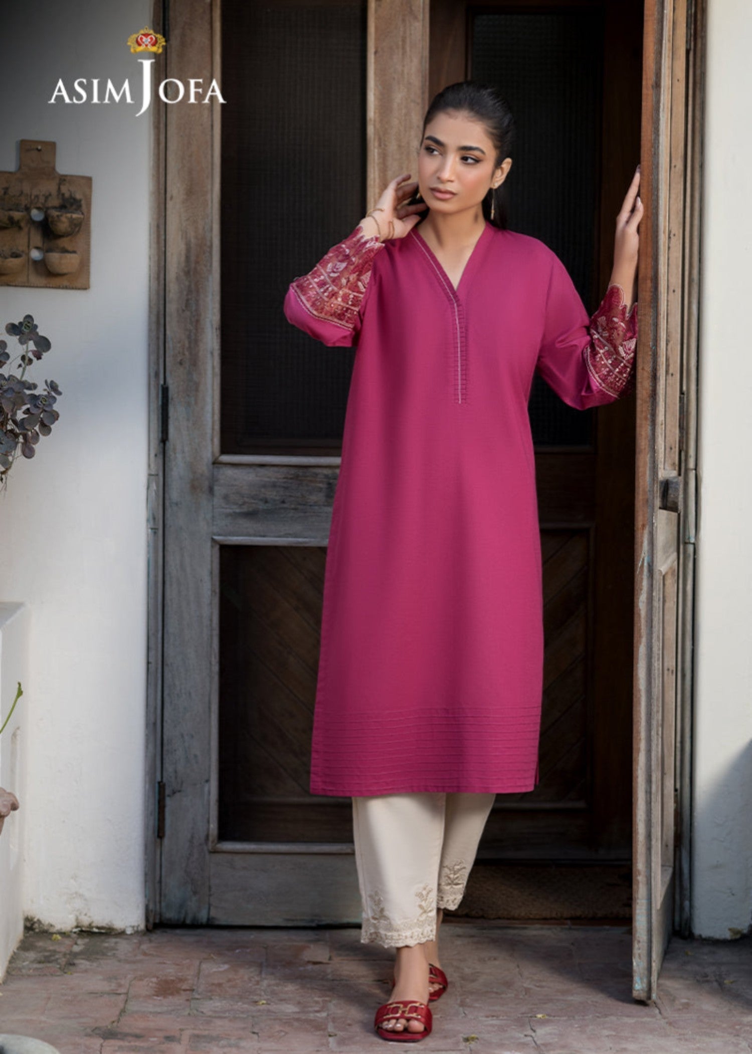 Asim Jofa AJPB 94 EMBROIDERED CAMBRIC Women 1pcs