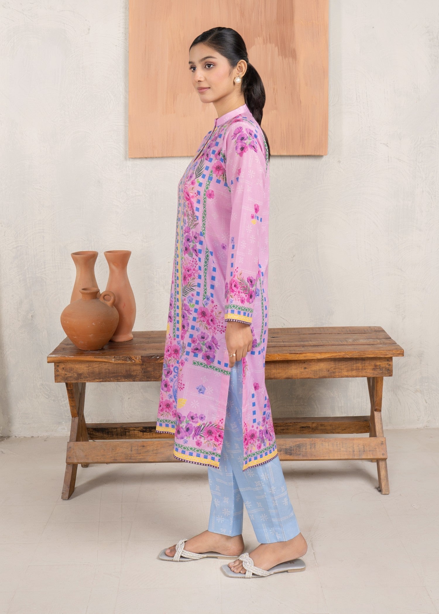 Ahlam By Safa Textile Floral printed Women 2pcs