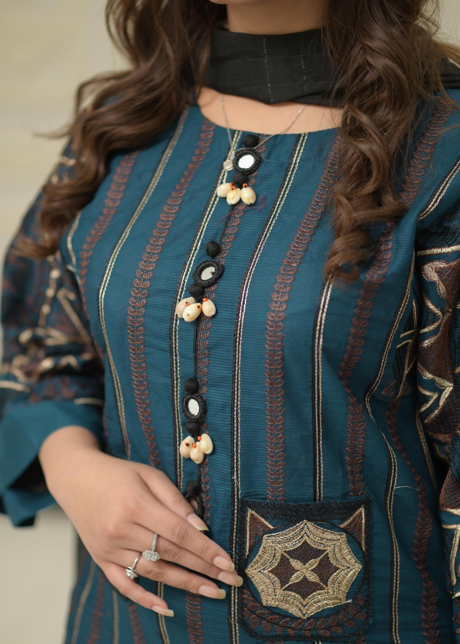 Rangoon Clothing Milaan Zink Blue Women 3pcs