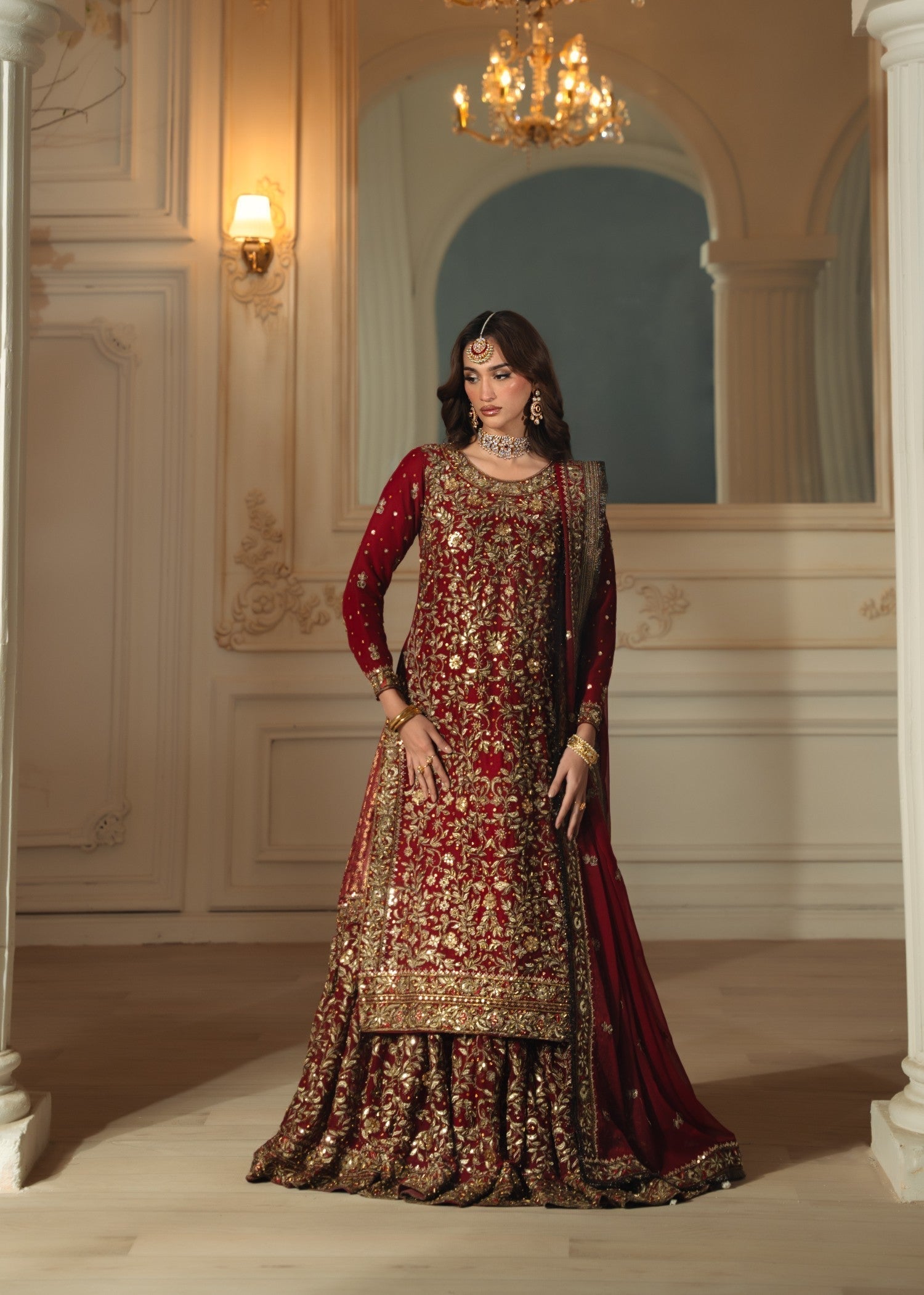 Haseens Official Surkhaab Women 4pcs