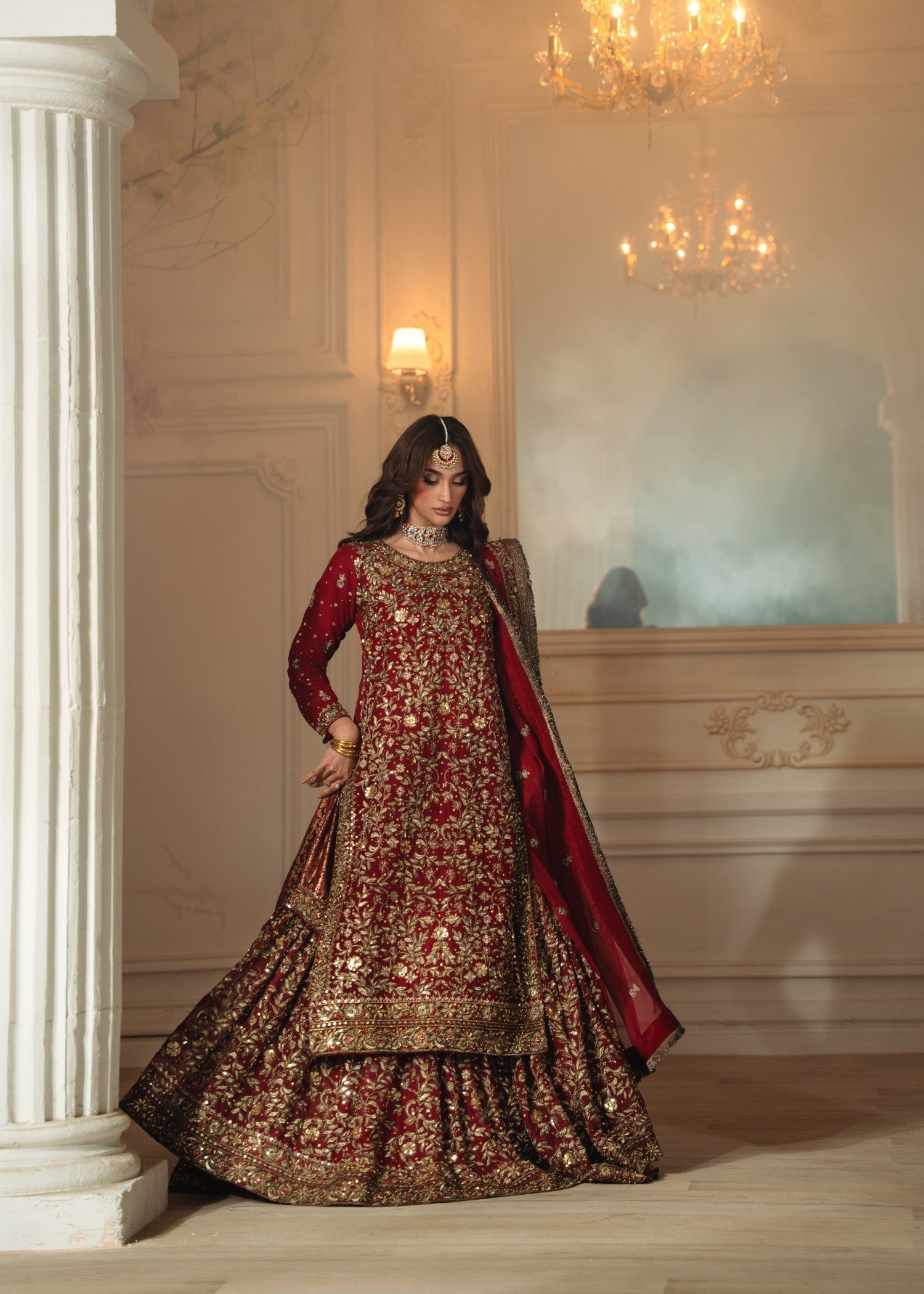 Haseens Official Surkhaab Women 4pcs