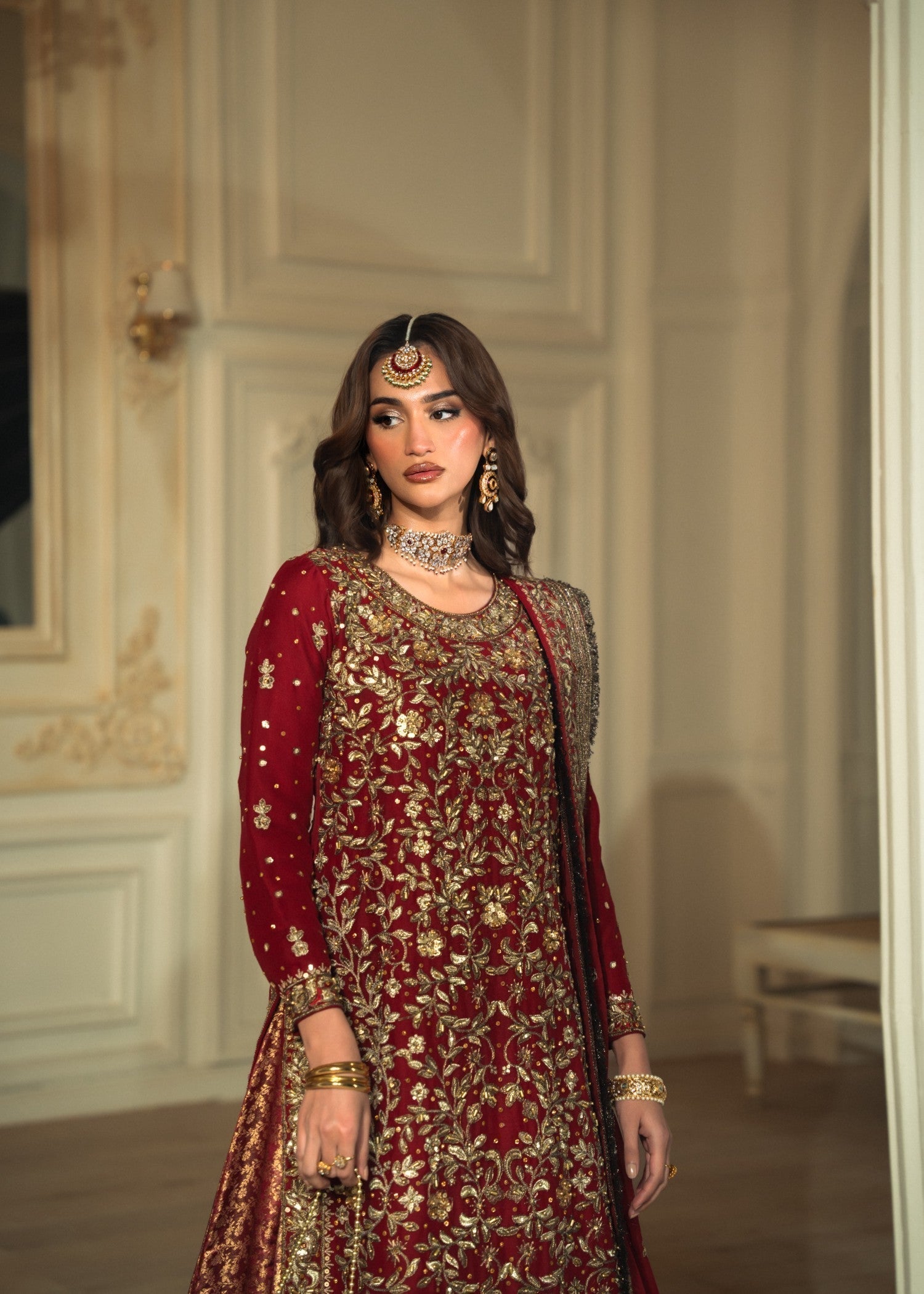 Haseens Official Surkhaab Women 4pcs