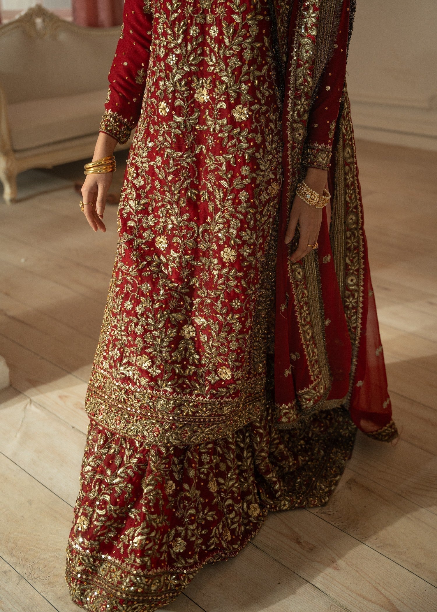 Haseens Official Surkhaab Women 4pcs