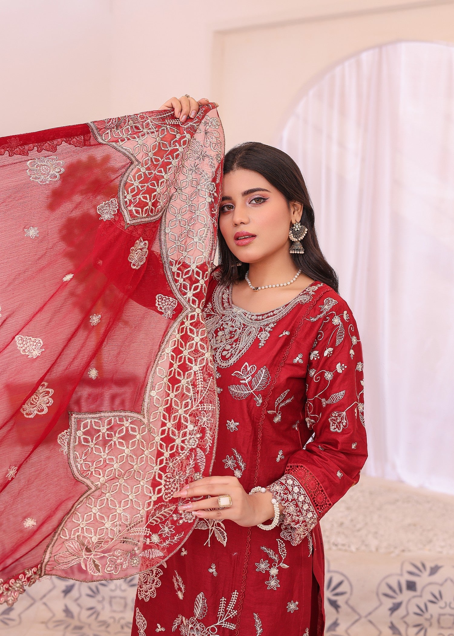 Umer Aayan B3 MAROON Women 3pcs