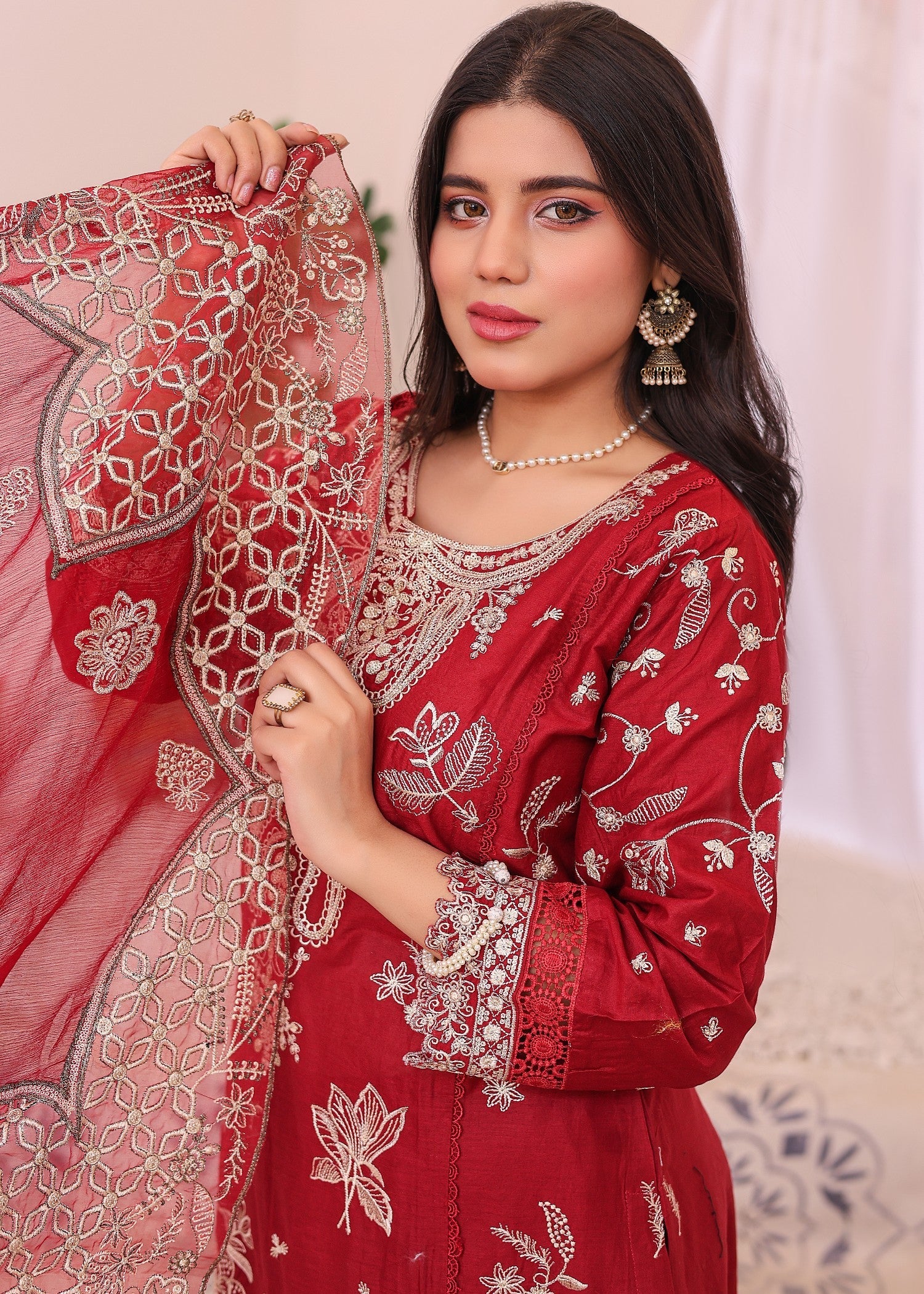 Umer Aayan B3 MAROON Women 3pcs