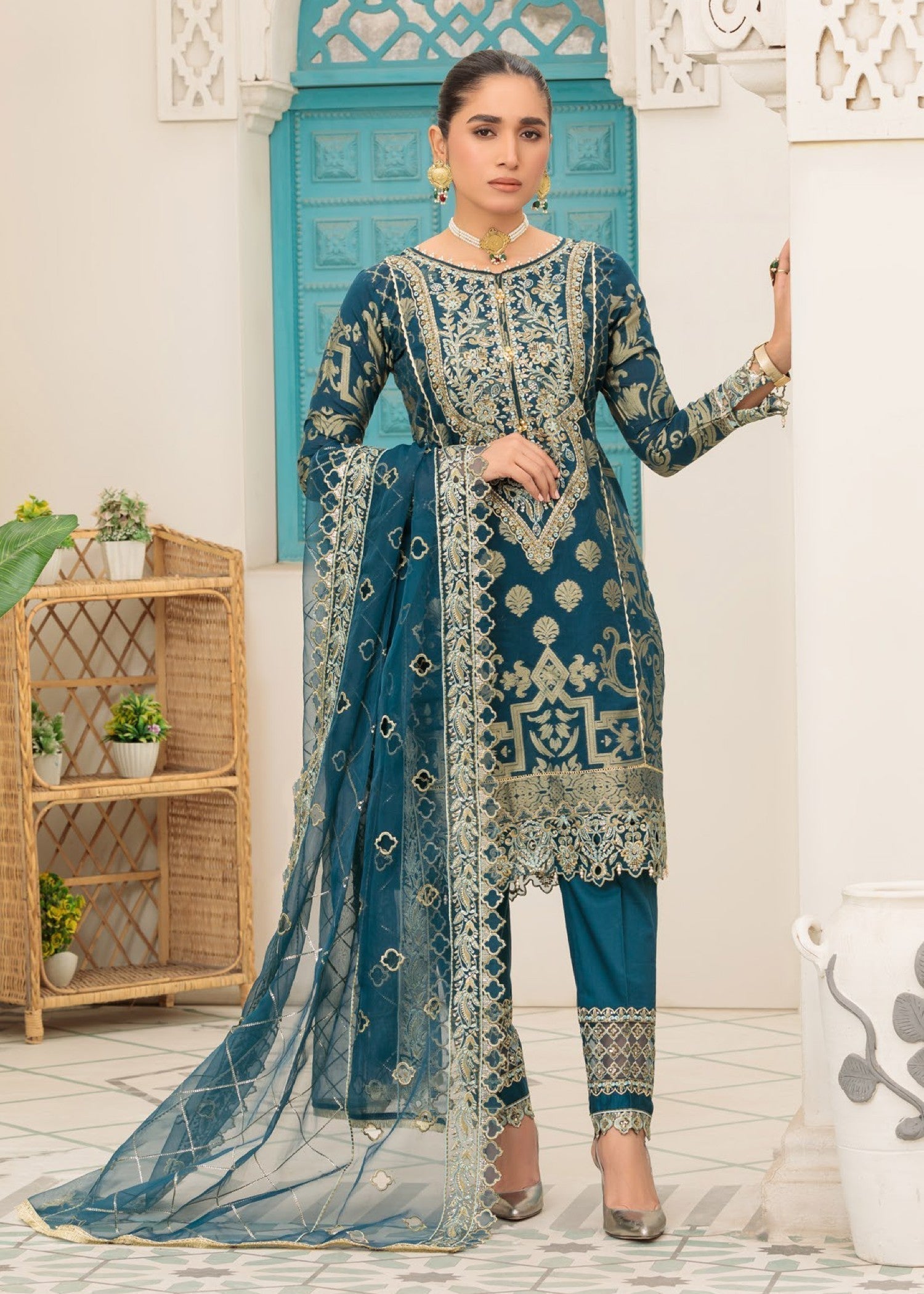 Zuri ZAVEAH JK 11 TEAL Women 3pcs