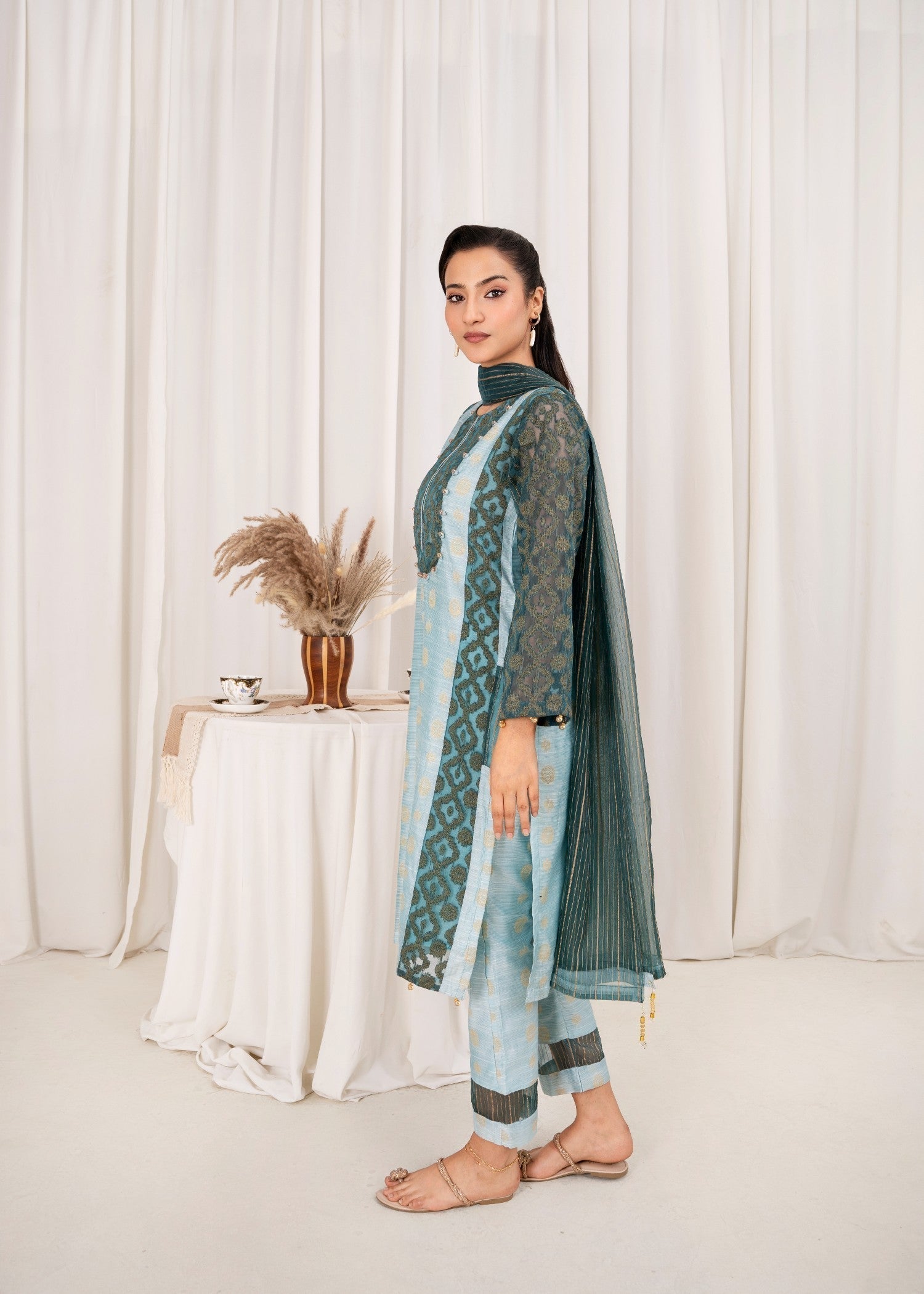 Tamanna E Libas AREEJ BLUE Women 3pcs