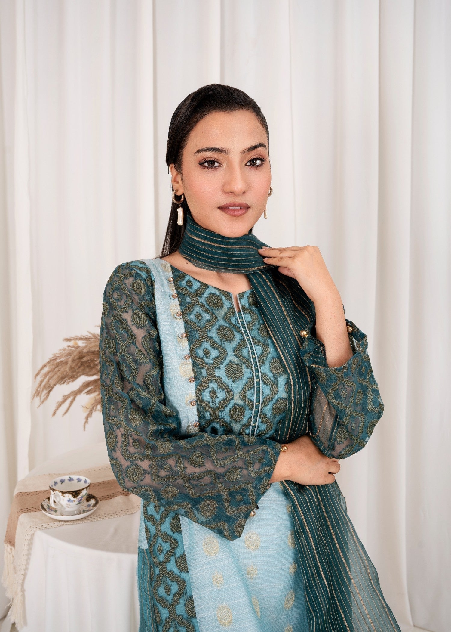 Tamanna E Libas AREEJ BLUE Women 3pcs