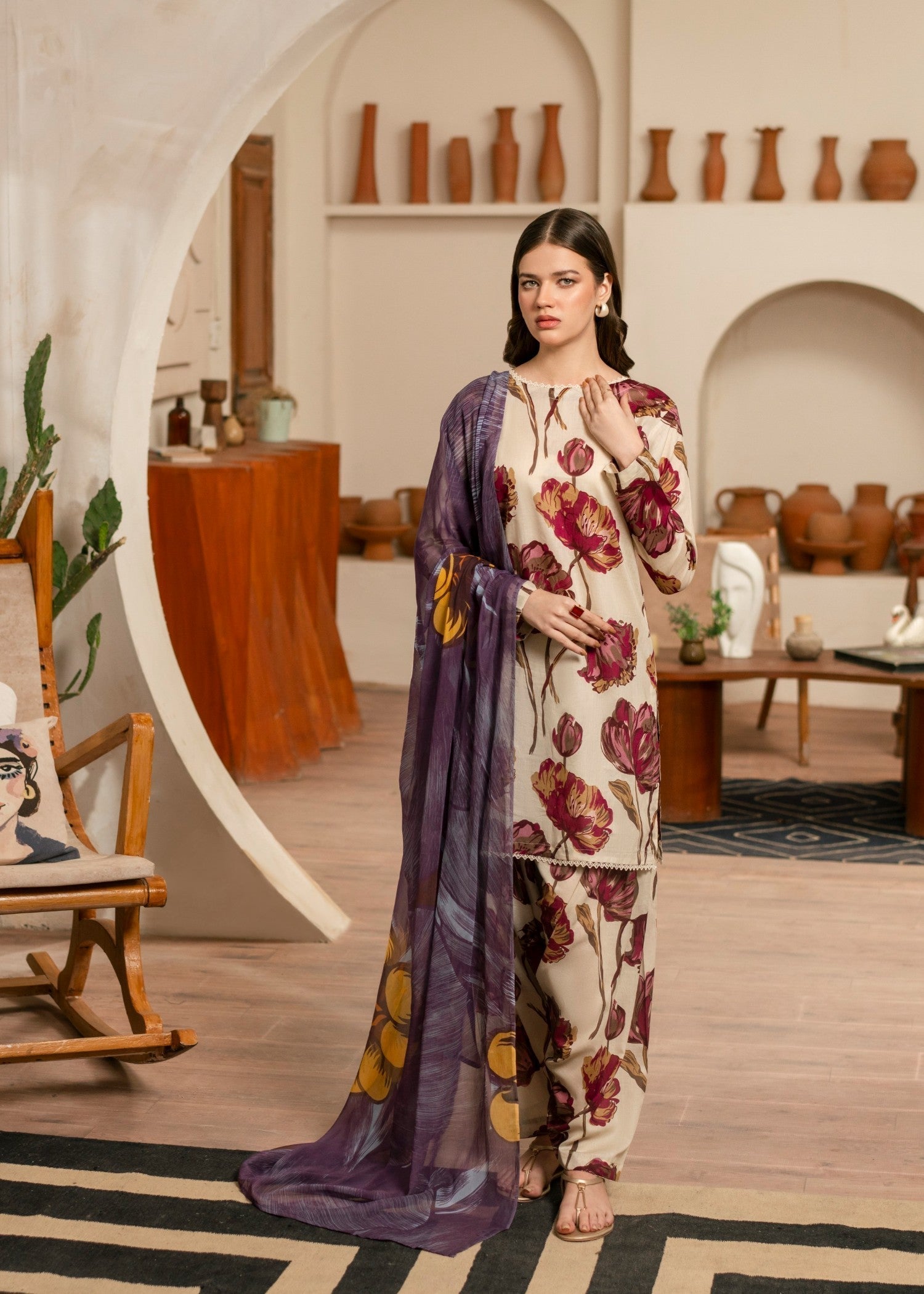 Feathers BRIM Women 3pcs