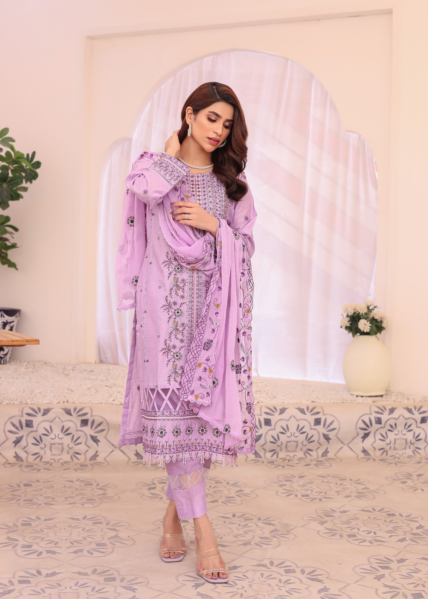 Umer Aayan B3 PURPLE Women 3pcs