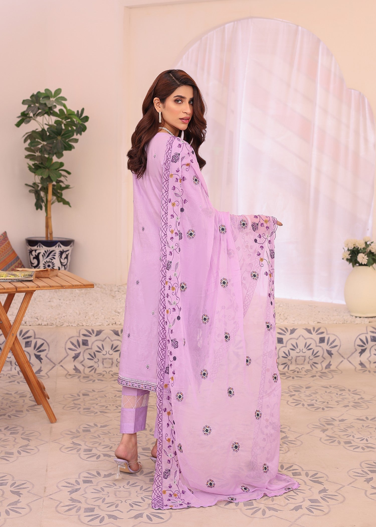 Umer Aayan B3 PURPLE Women 3pcs