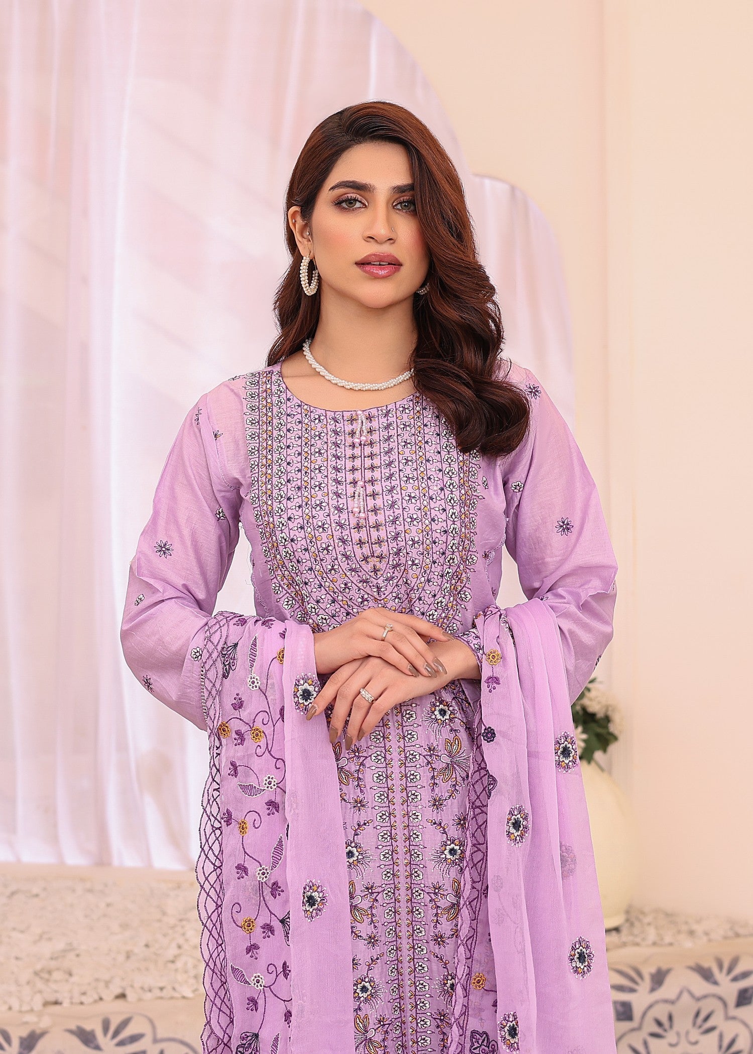 Umer Aayan B3 PURPLE Women 3pcs