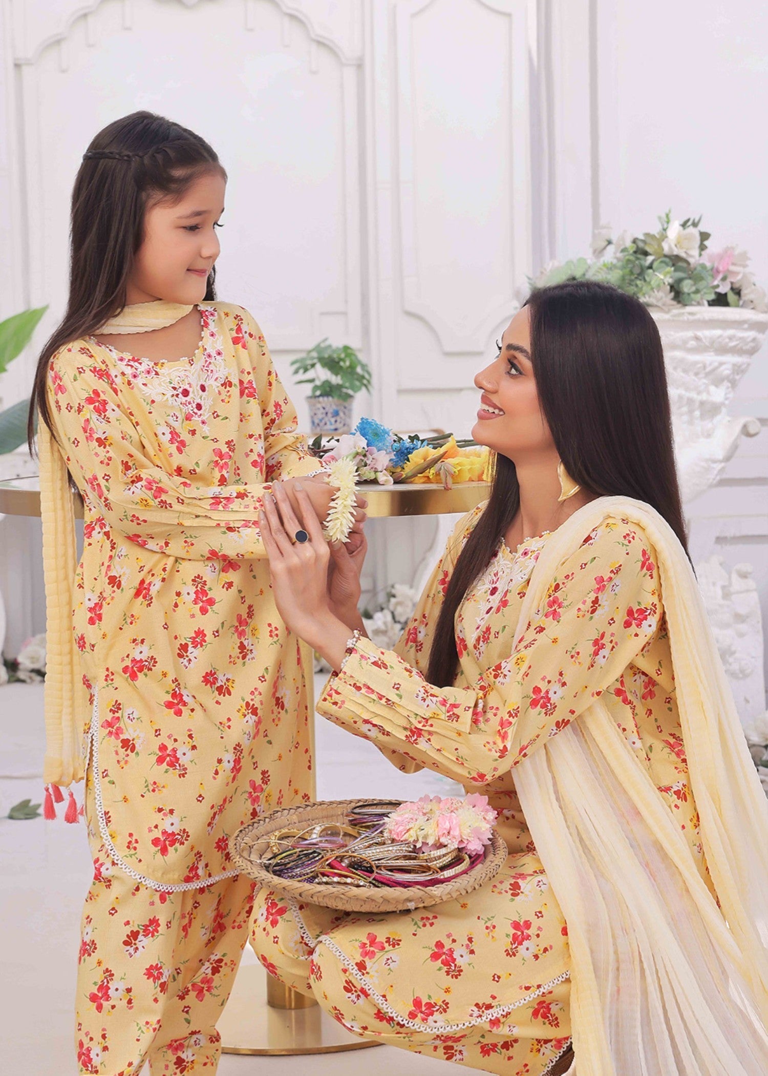 Kumash Textiles Lemon Drop Lawn Women Women 3pcs